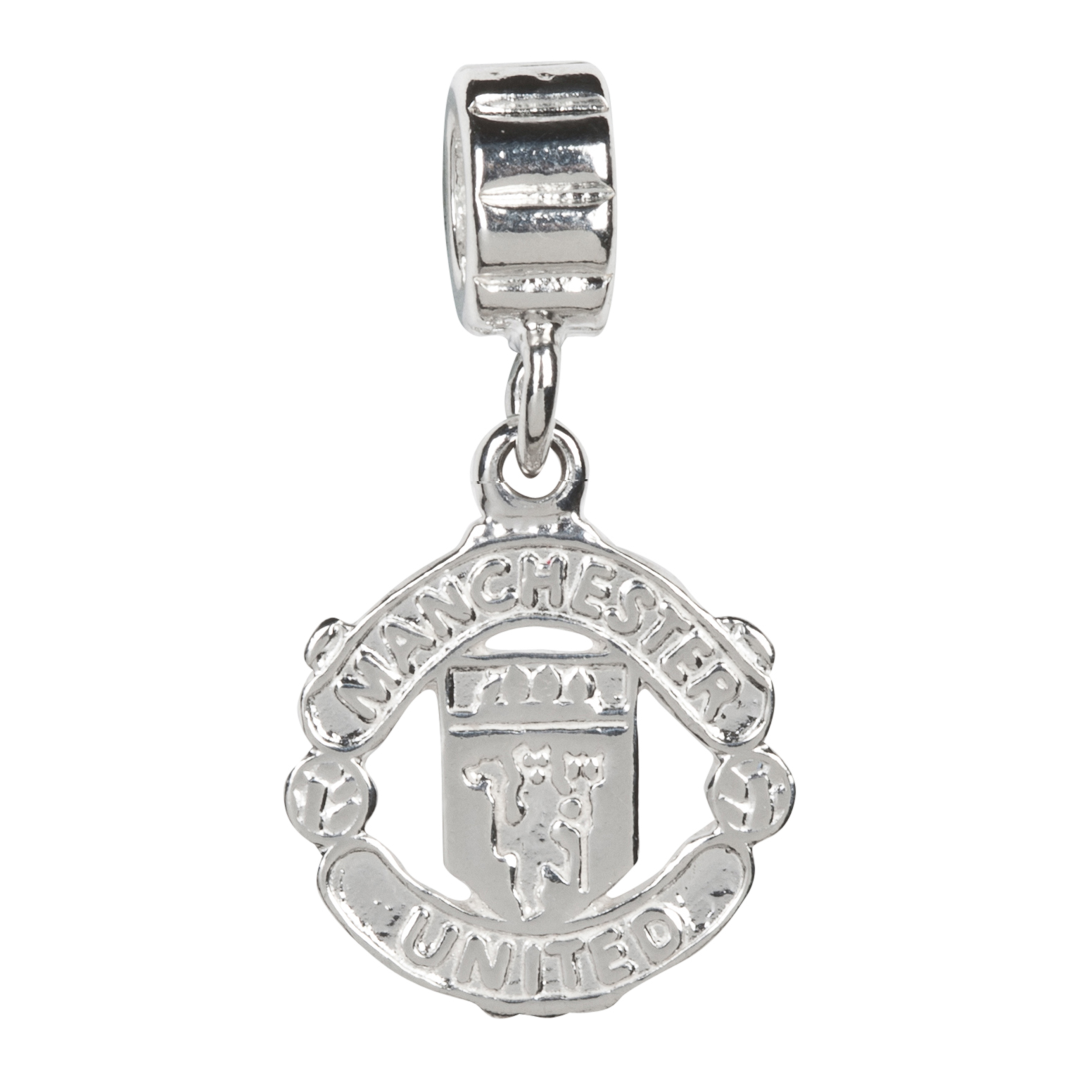 Manchester United Crest Bracelet Charm - Sterling Silver