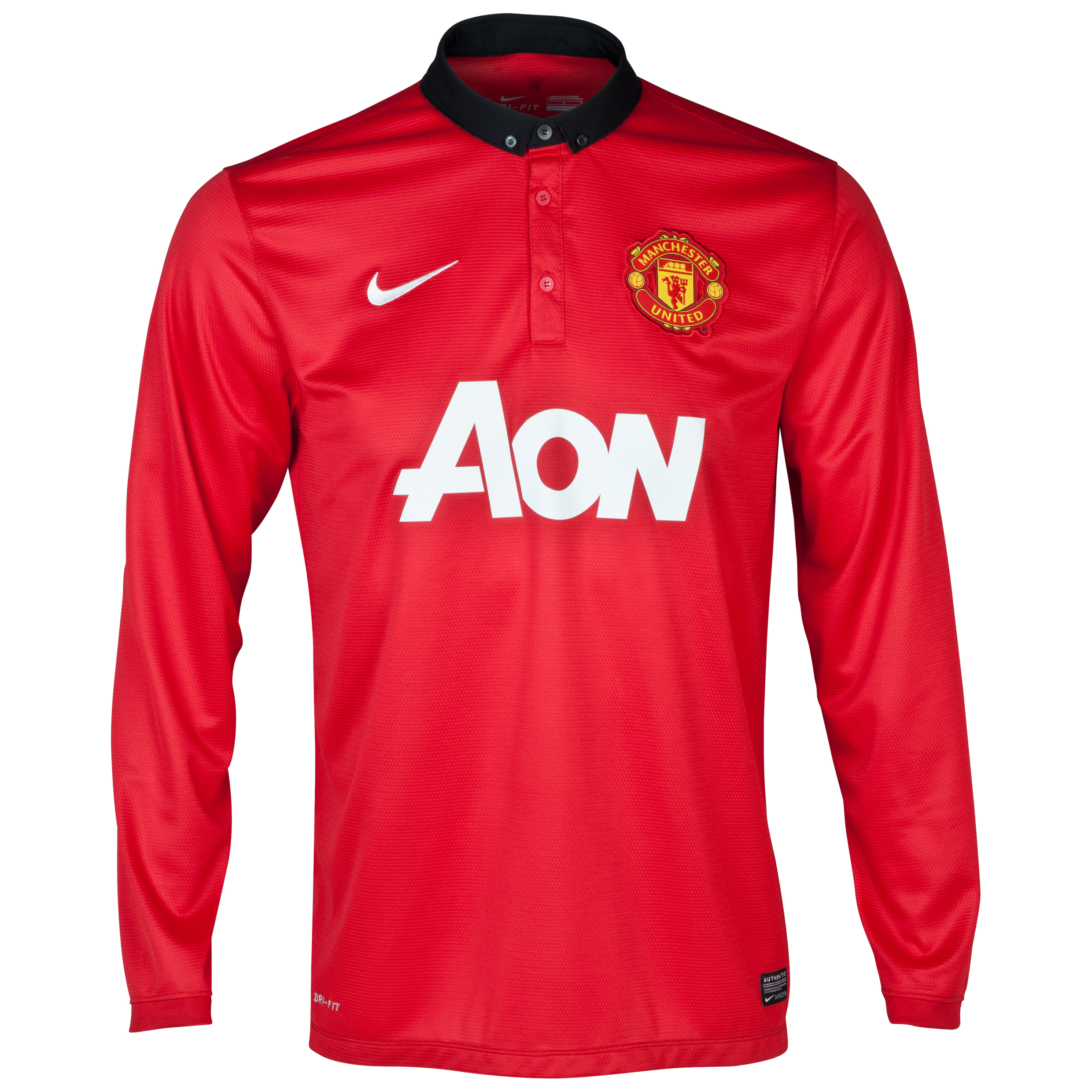 Manchester United Home Shirt 2013/14 Long Sleeved Kids