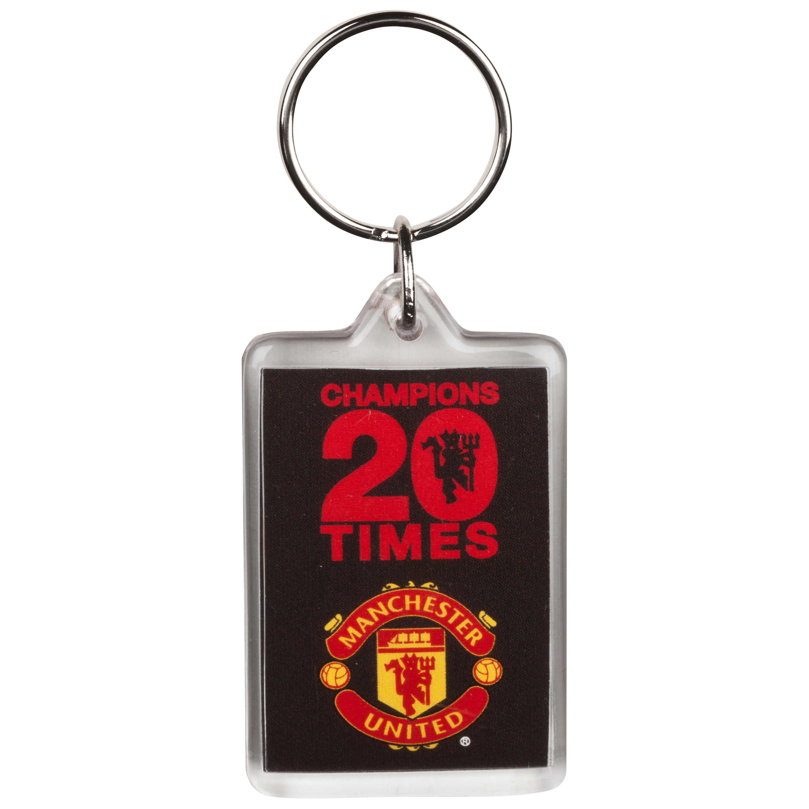 Manchester United 20 League Titles Acrylic Keyring