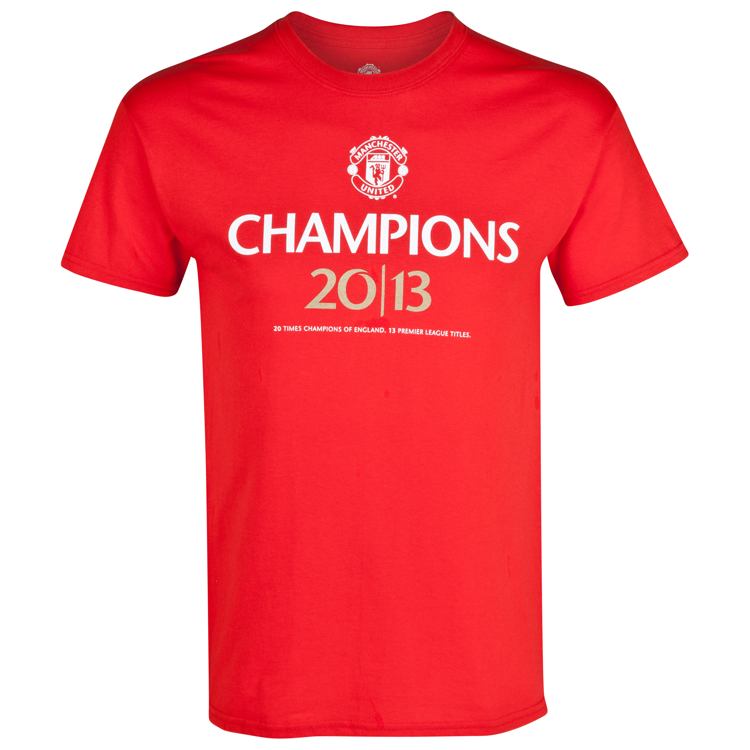 Manchester United Champions 20/13 T-Shirt - Kids Red