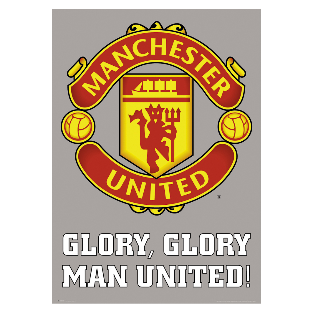 Manchester United Poster - Glory Glory - 61 x 92cm