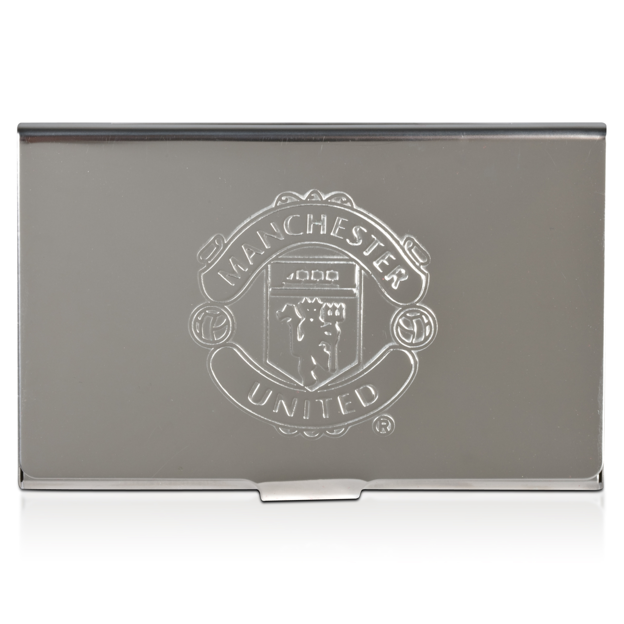 Manchester United Embossed Chrome Credit Card Holder