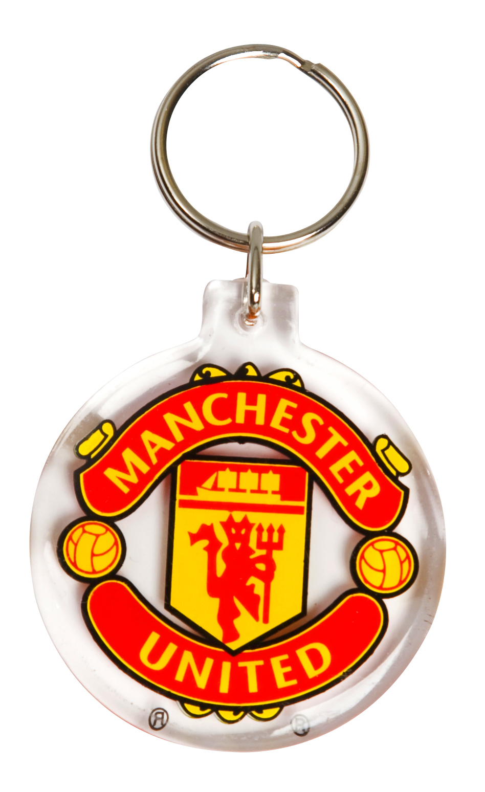 Manchester United Acrylic Crest Keyring