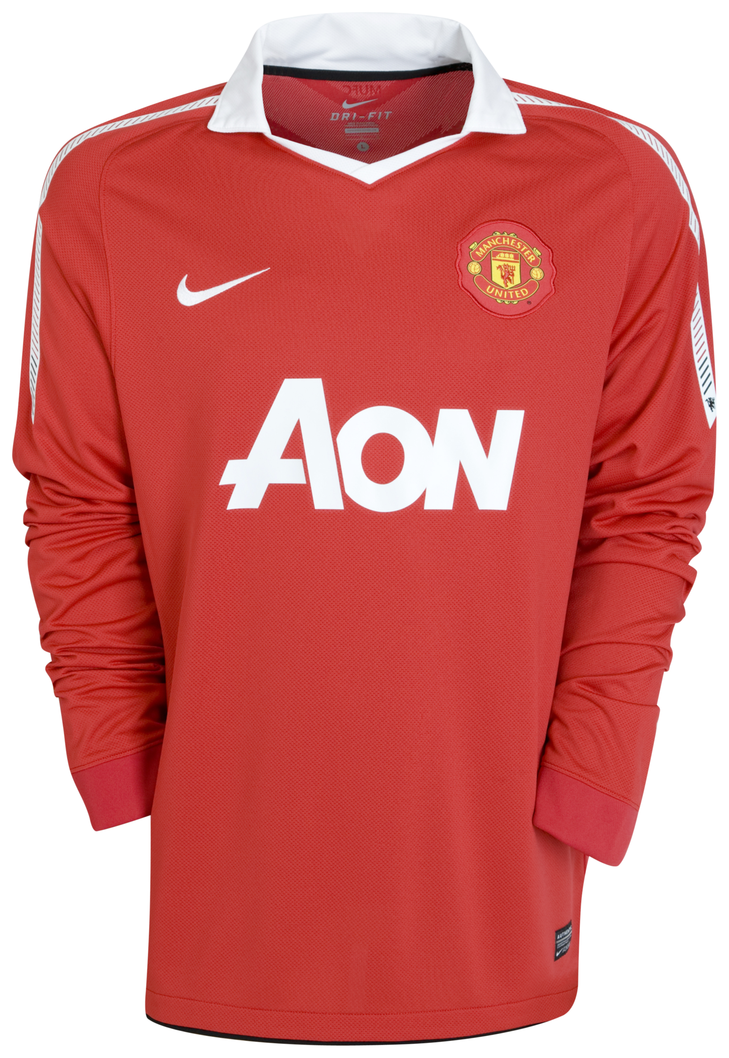 Manchester United Home Shirt 2010-11 - Long Sleeved - Kids