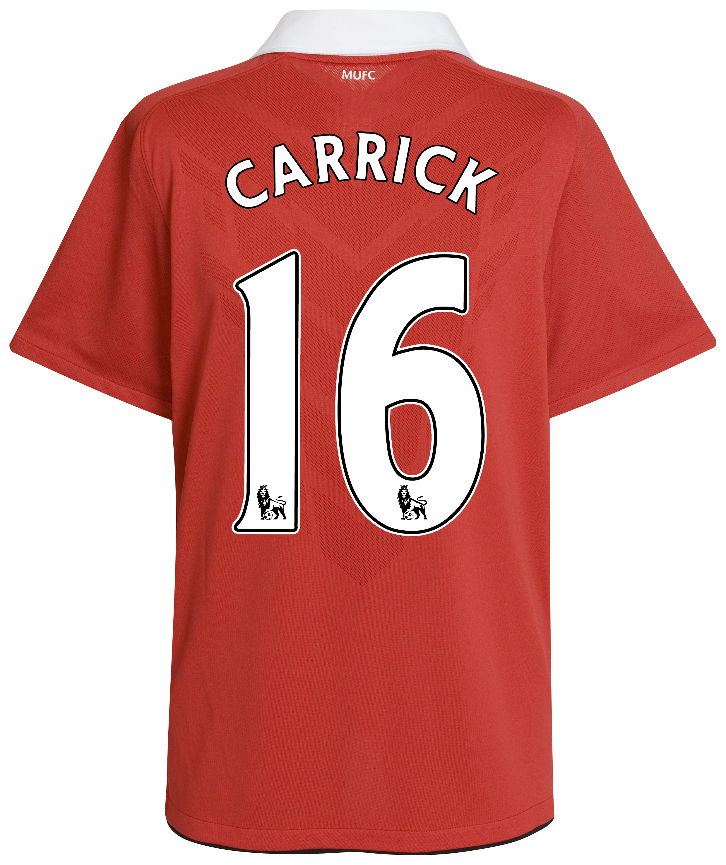 Manchester United Home Shirt 2010/11 with Carrick 16 Printing - Kids.