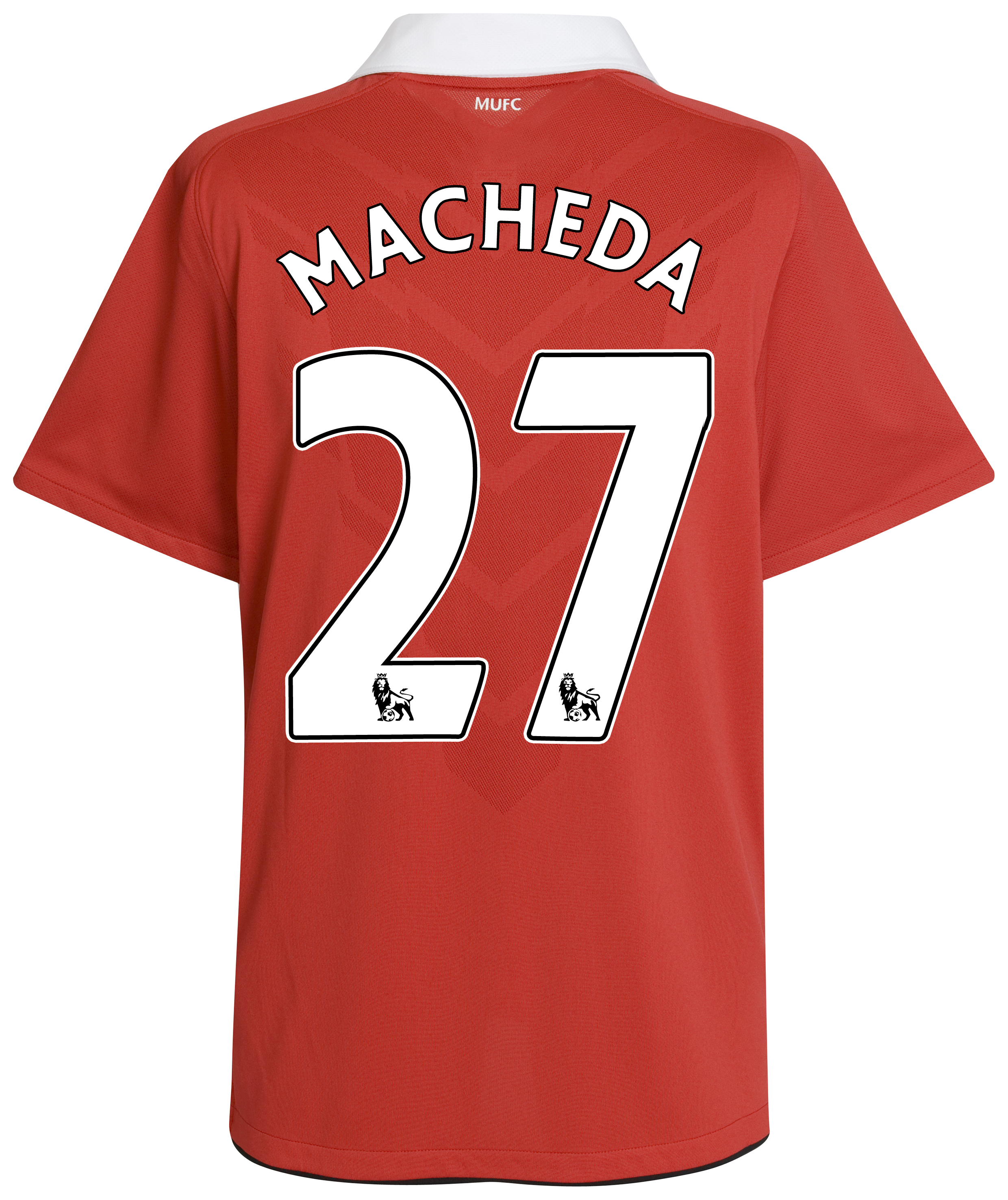 Manchester United Home Shirt 2010/11 with Macheda 27 Printing - Kids.