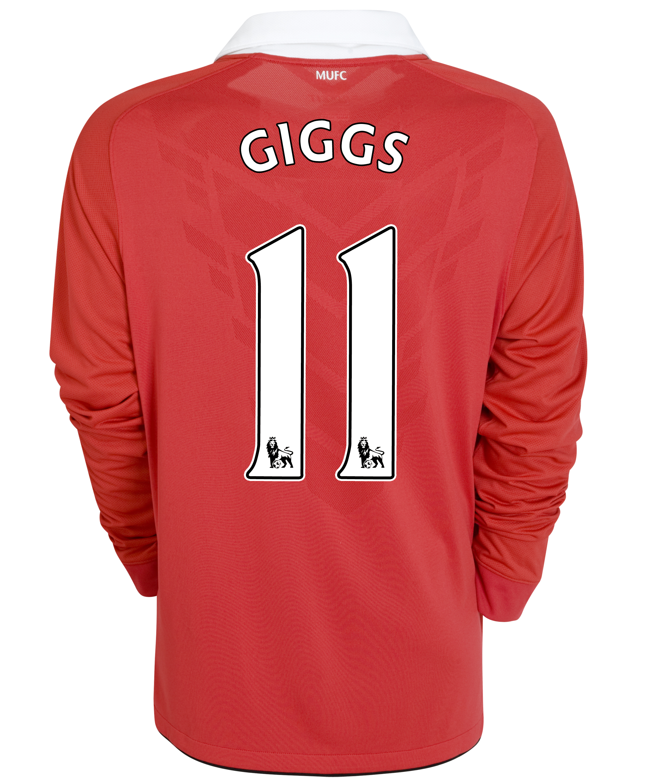 Manchester United Home Shirt 2010~11 with Giggs 11 Printing Long Sleeved Kids