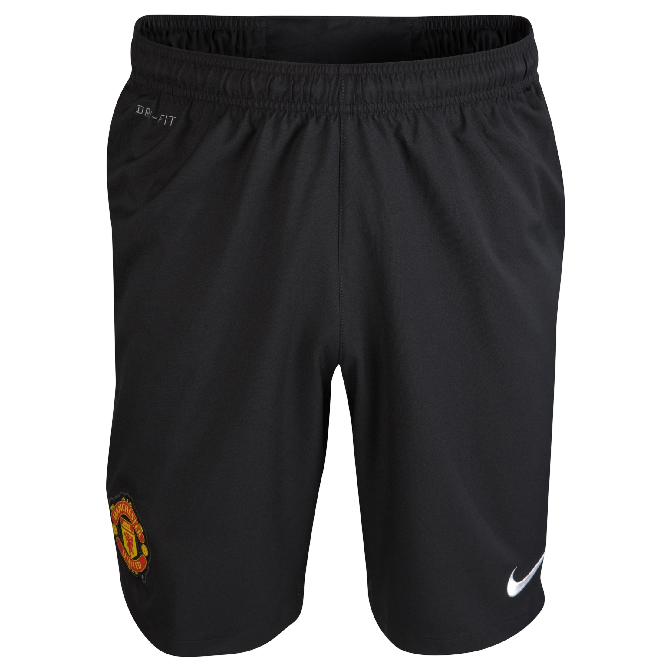 Manchester United Away Goalkeeper Shorts 2011/12 - Black/Black/White - Kids