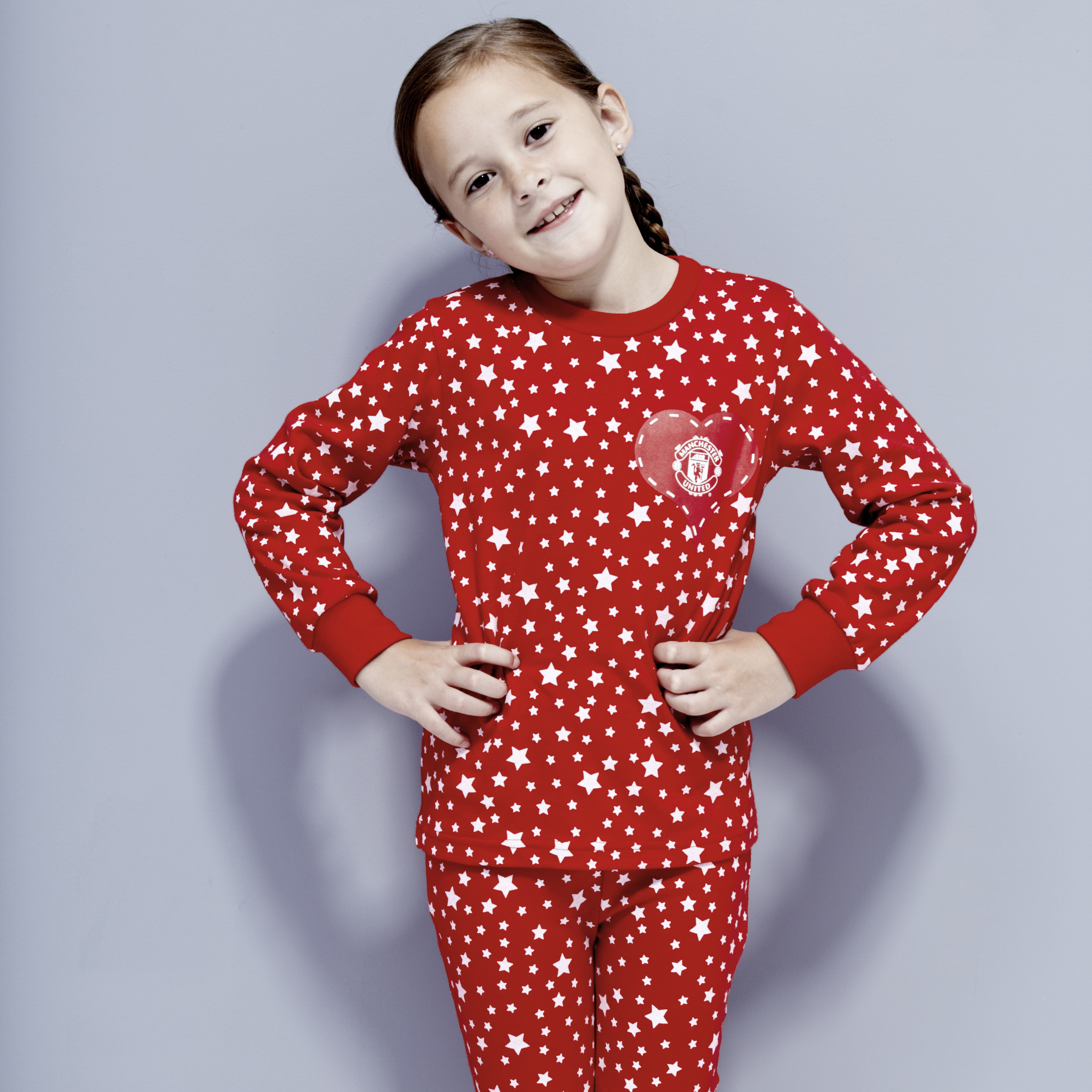Manchester United Snowflake Snuggle Fit PJ- Infant Girls