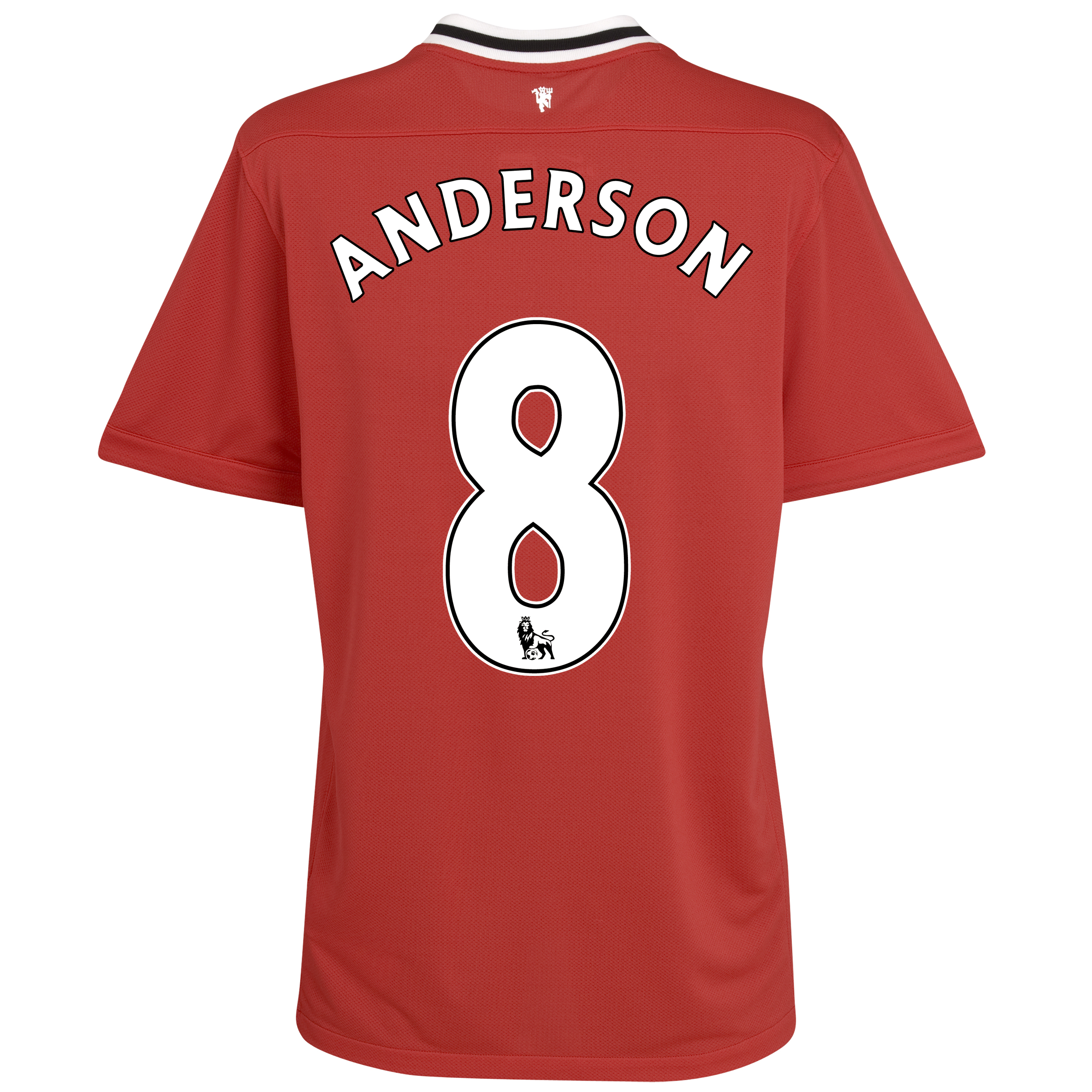 Manchester United Home Shirt 2011/12 with Anderson 8 printing.