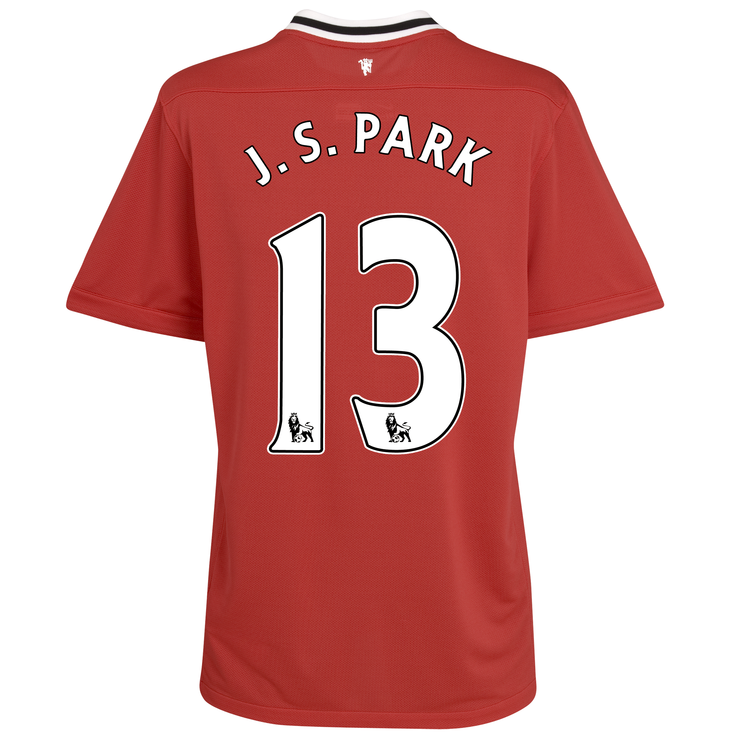 Manchester United Home Shirt 2011-12 with J.S.Park 13 printing