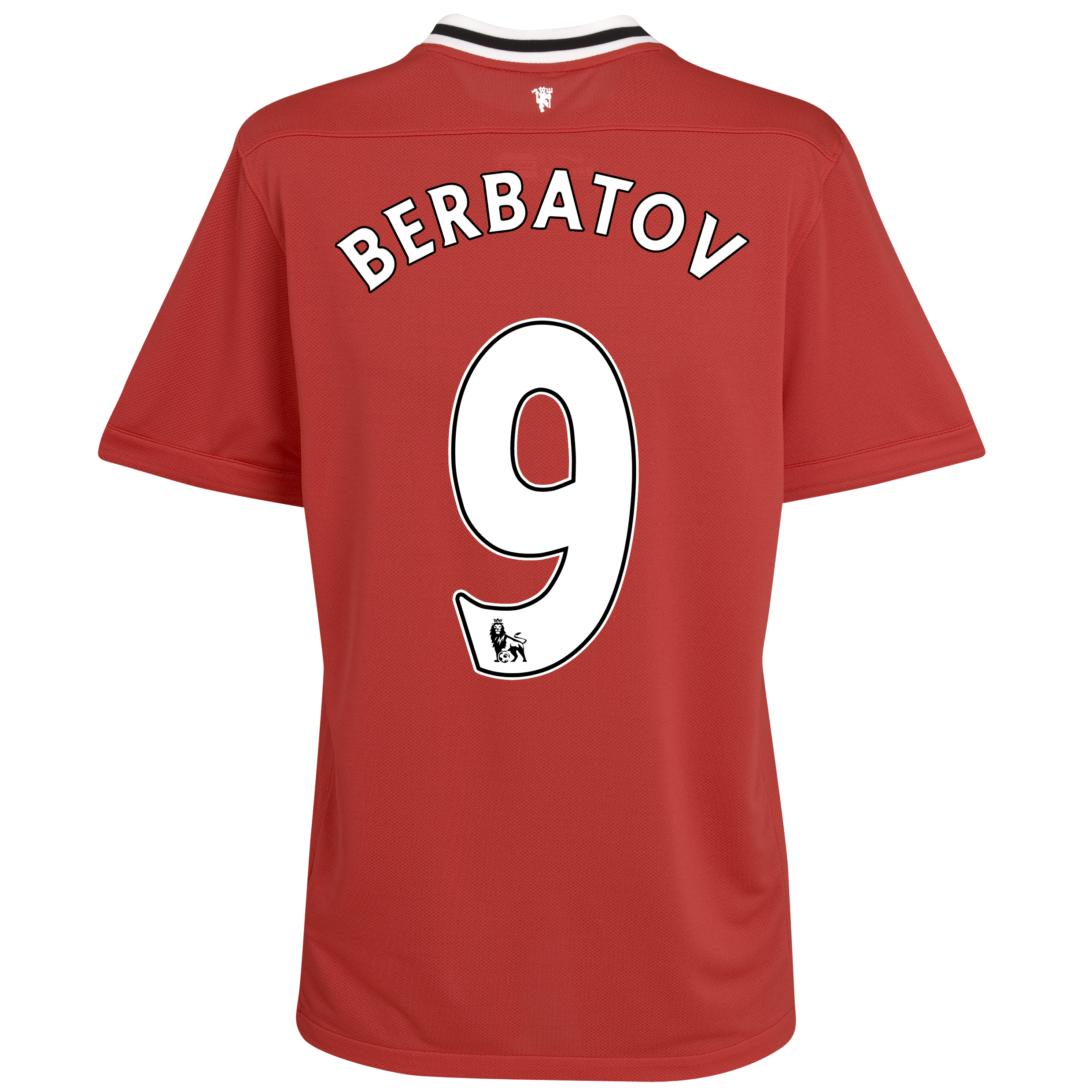 Manchester United Home Shirt 2011/12 - Kids with Berbatov 9 printing