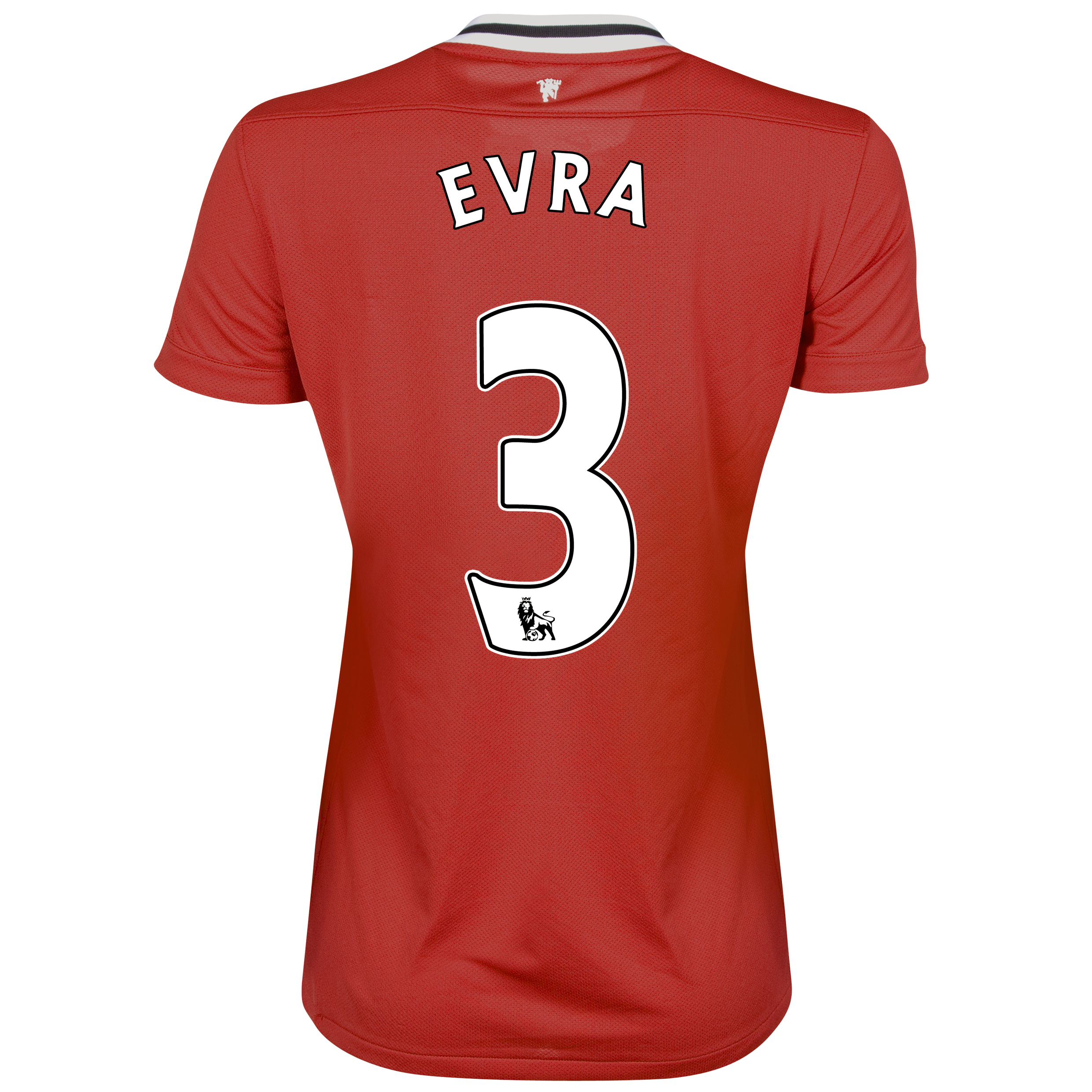 Manchester United Home Shirt 2011/12 - Womens with Evra 3 printing