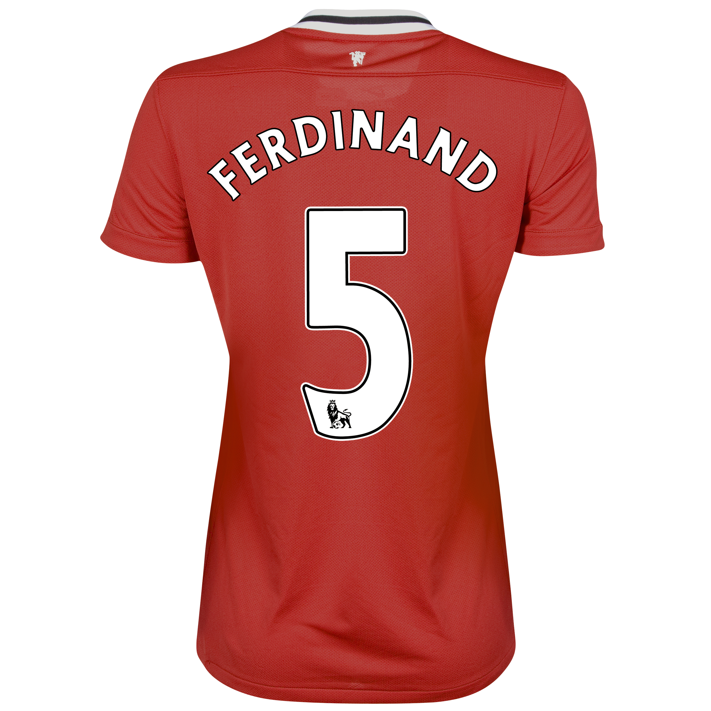 Manchester United Home Shirt 2011/12 - Womens with Ferdinand 5 printing