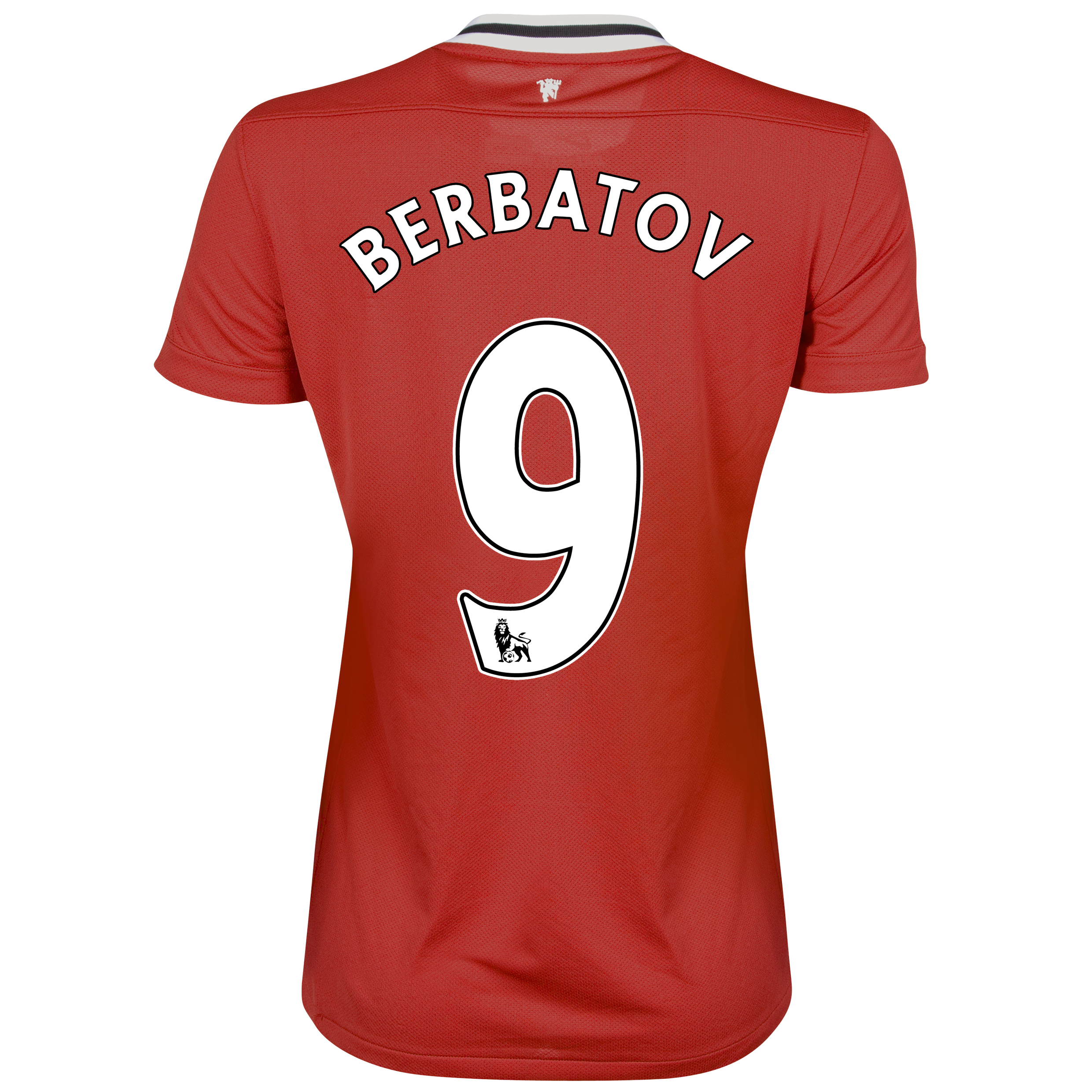 Manchester United Home Shirt 2011-12 - Womens with Berbatov 9 printing