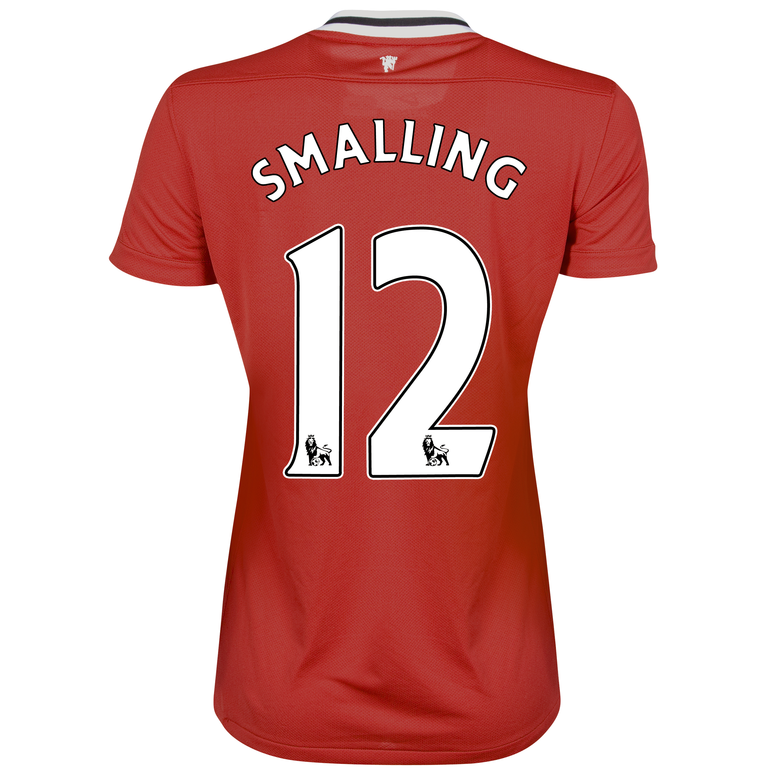 Manchester United Home Shirt 2011-12 - Womens with Smalling 12 printing