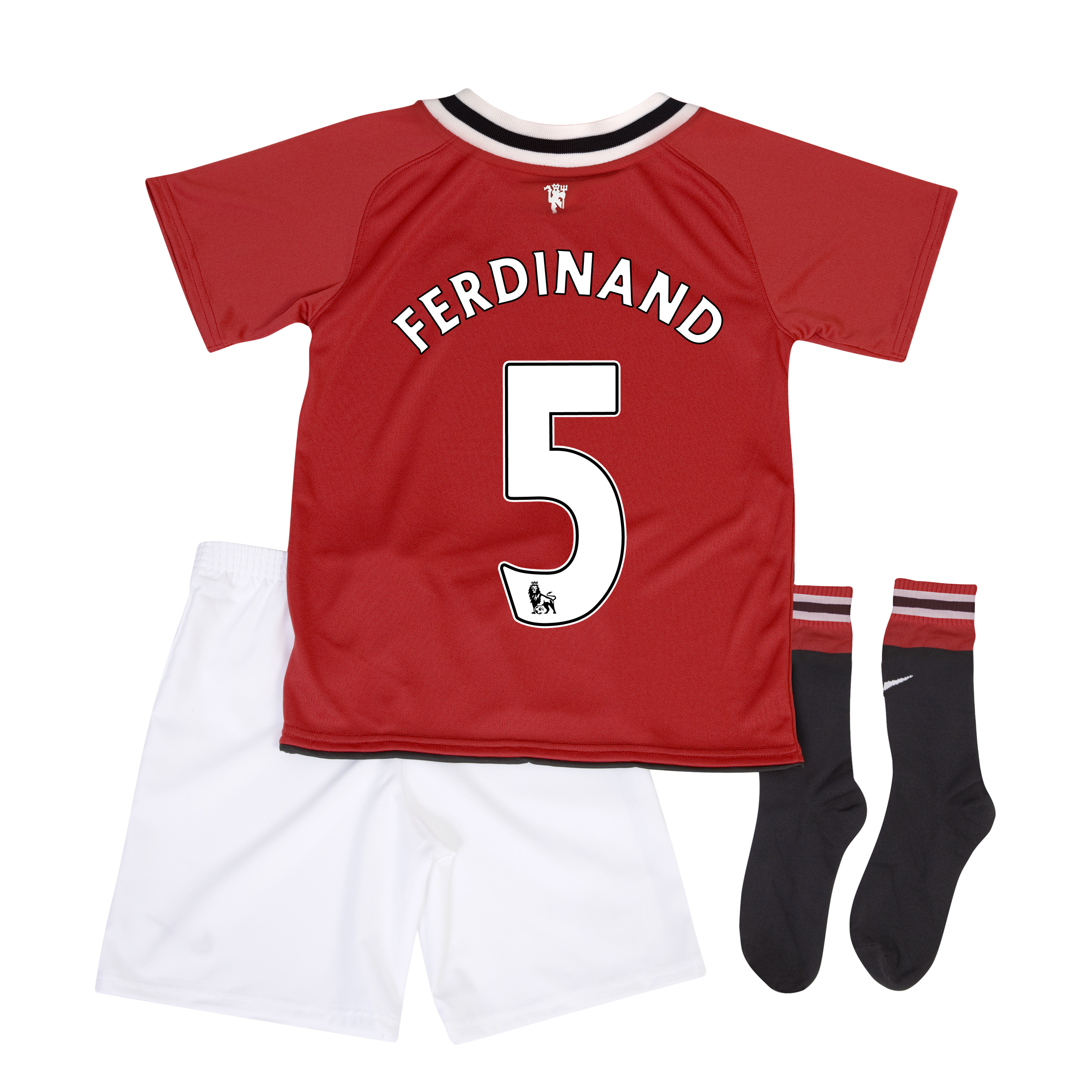 Manchester United Home Kit 2011/12 - Little Kids with Ferdinand 5 printing