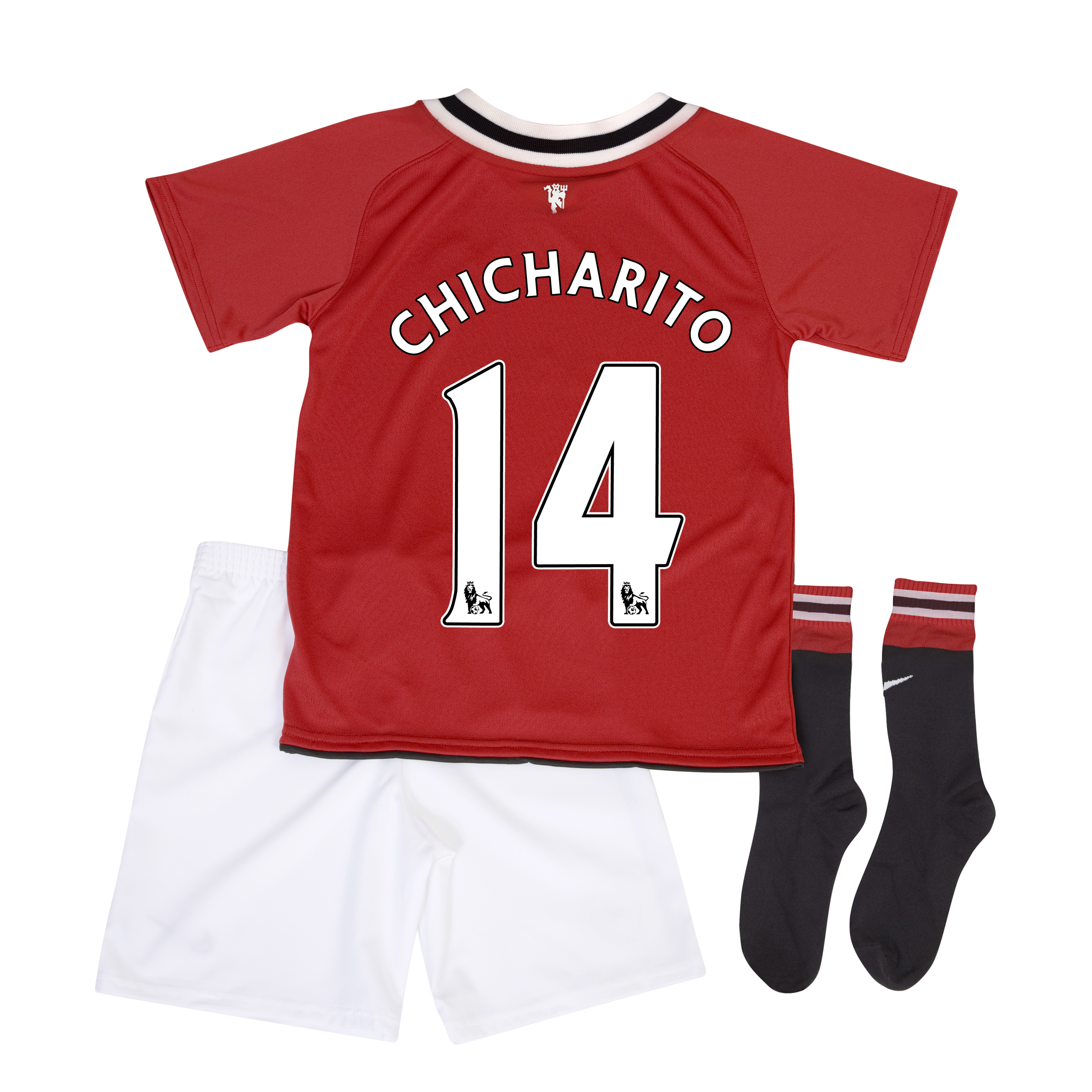 Manchester United Home Kit 2011/12 - Little Kids with Chicharito 14 printing