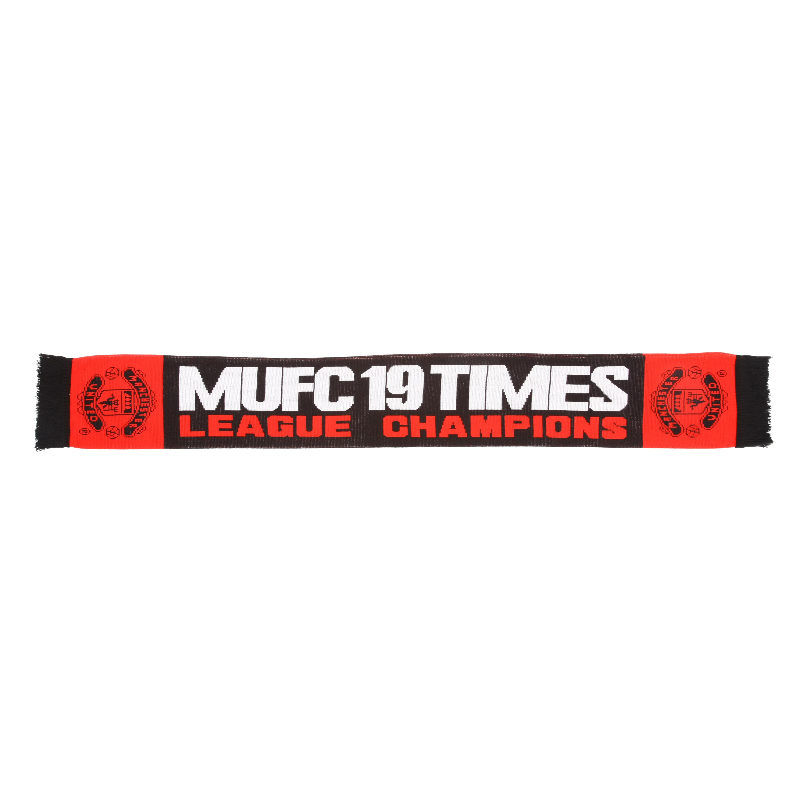 Manchester United Champions 19 Times Scarf.