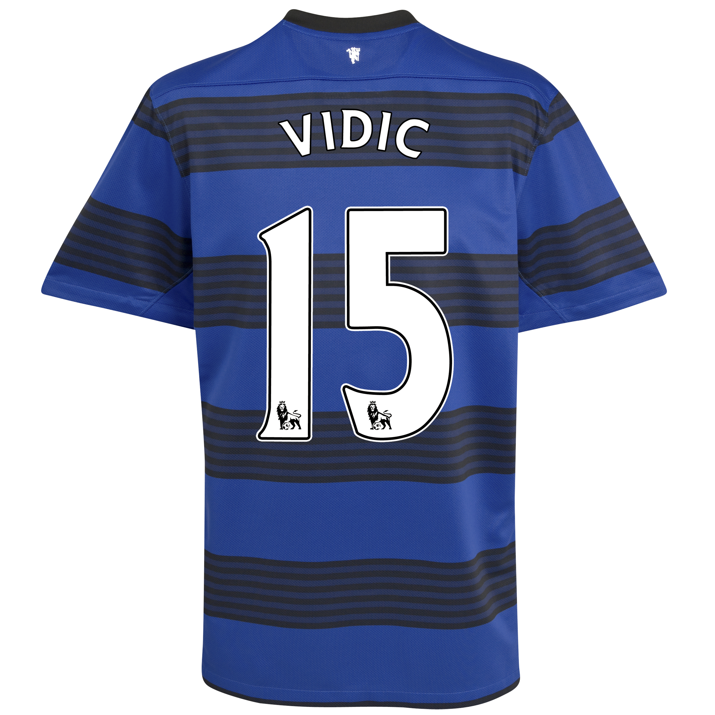 Manchester United Away Shirt 2011/12 with Vidic 15 printing.
