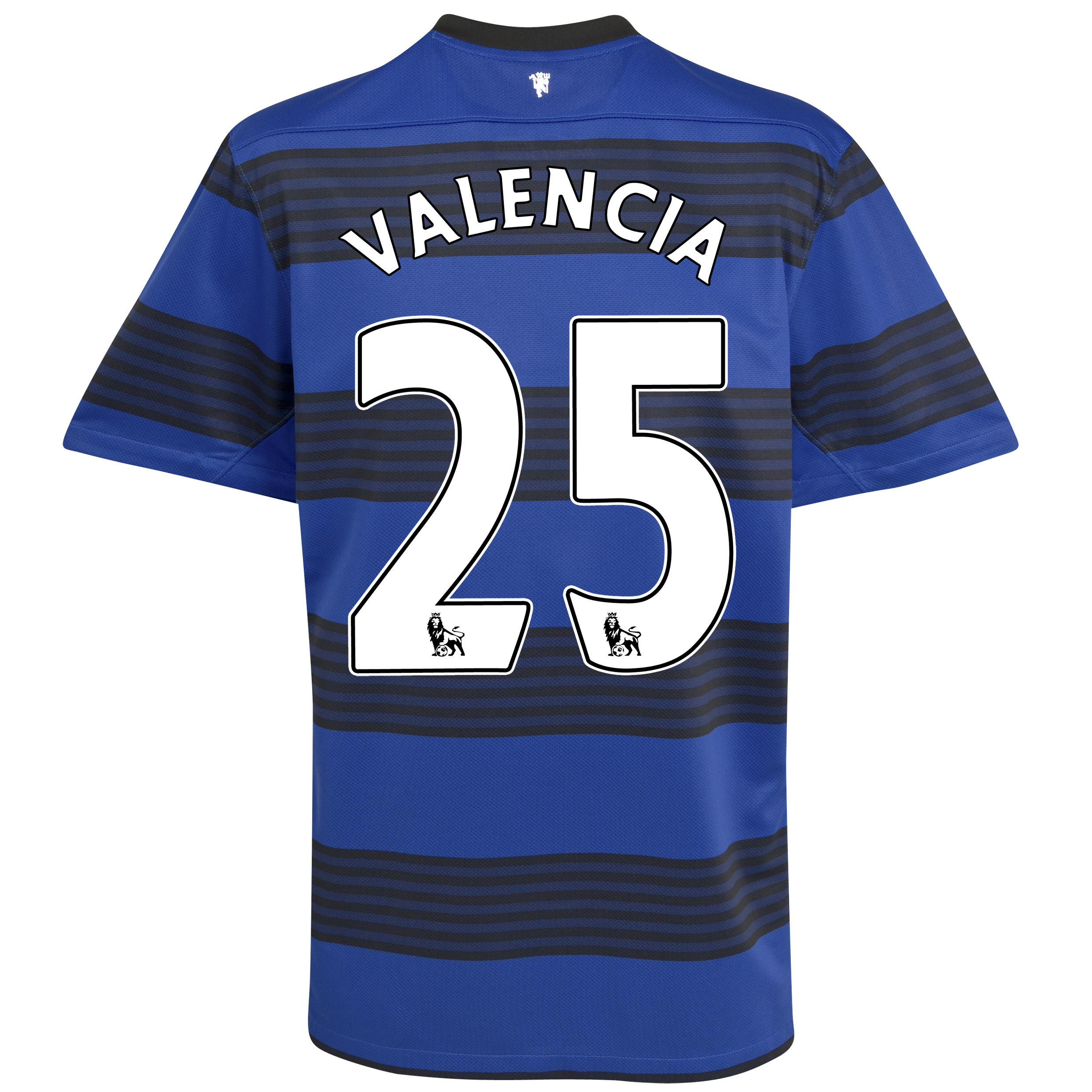 Manchester United Away Shirt 2011/12 with Valencia 25 printing.