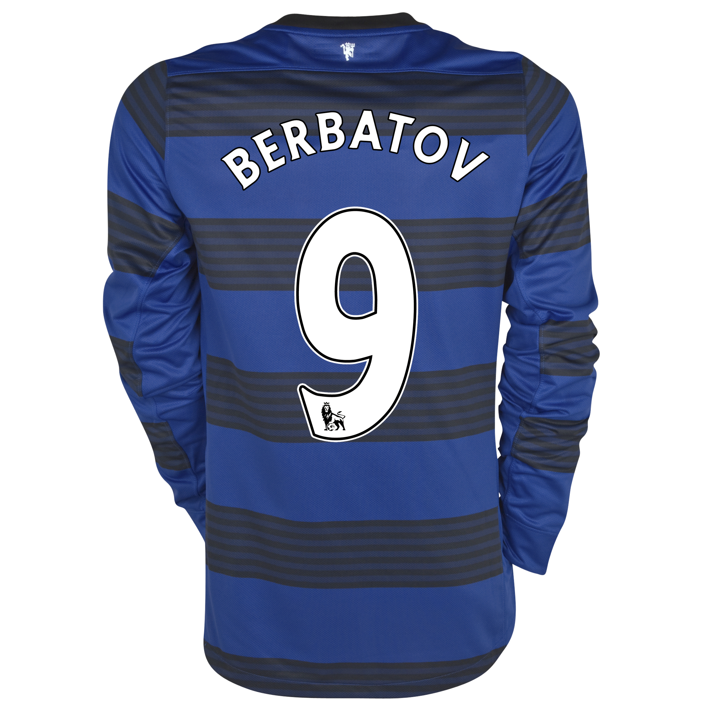 Manchester United Away Shirt 2011/12 - Long Sleeved - Kids with Berbatov 9 printing
