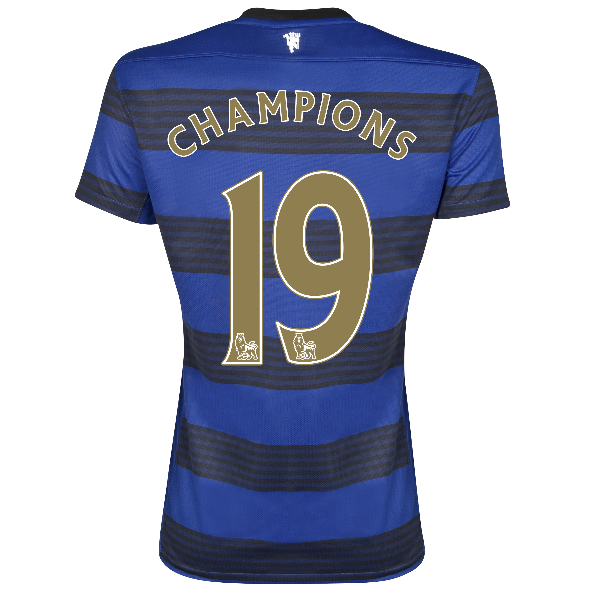 Manchester United Away Shirt 2011/12 - Womens with Champions 19 printing