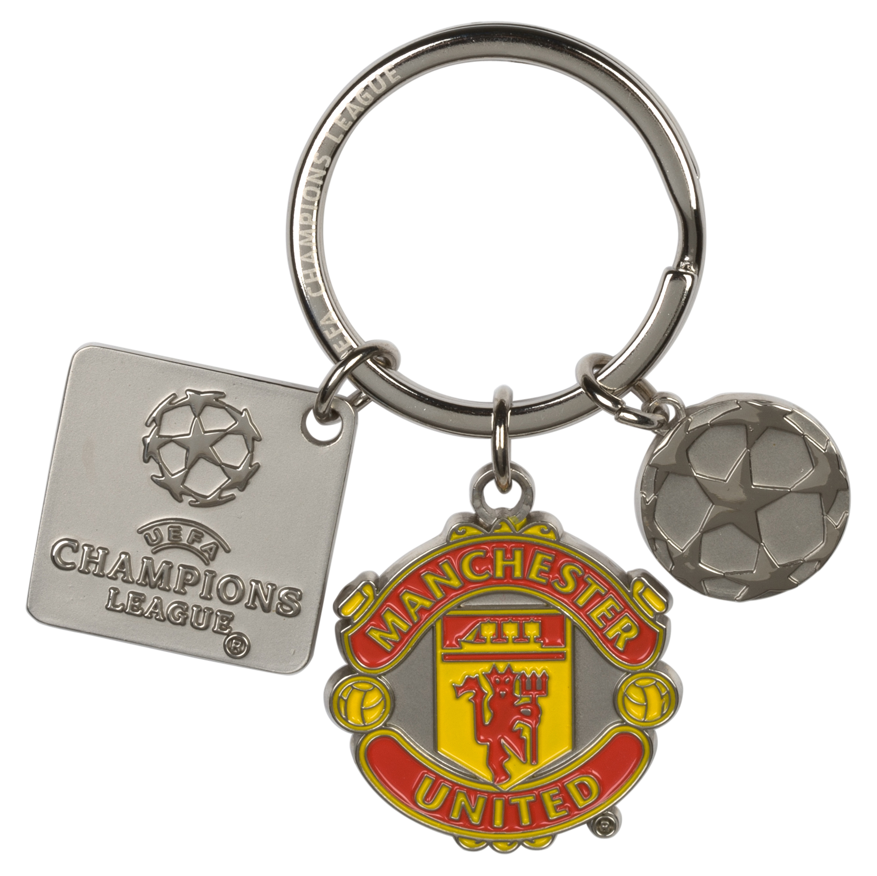 Manchester United UEFA Champions League 3 Piece Keyring
