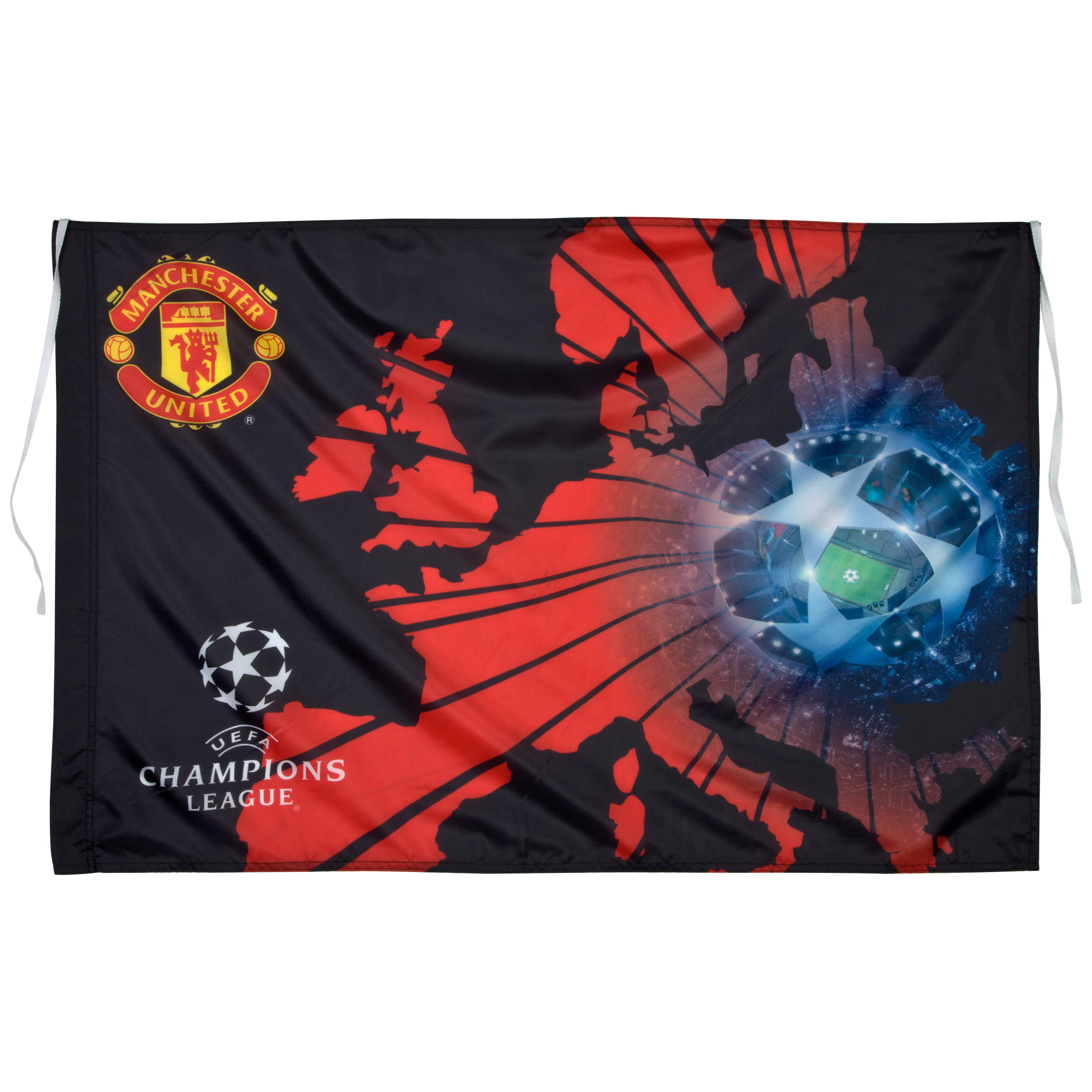 Manchester United UEFA Champions League Flag
