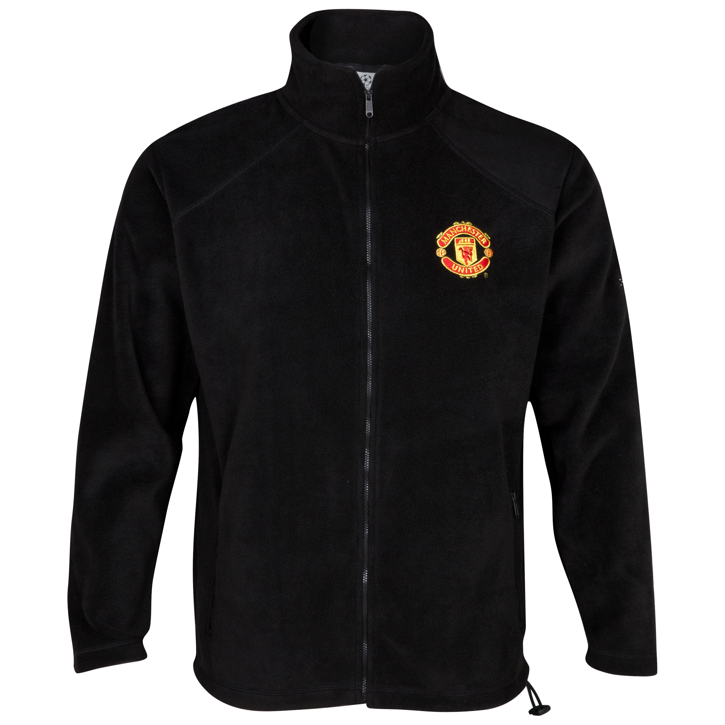 Manchester United UEFA Champions League Embroidered Full Zip Fleece Jacket - Black