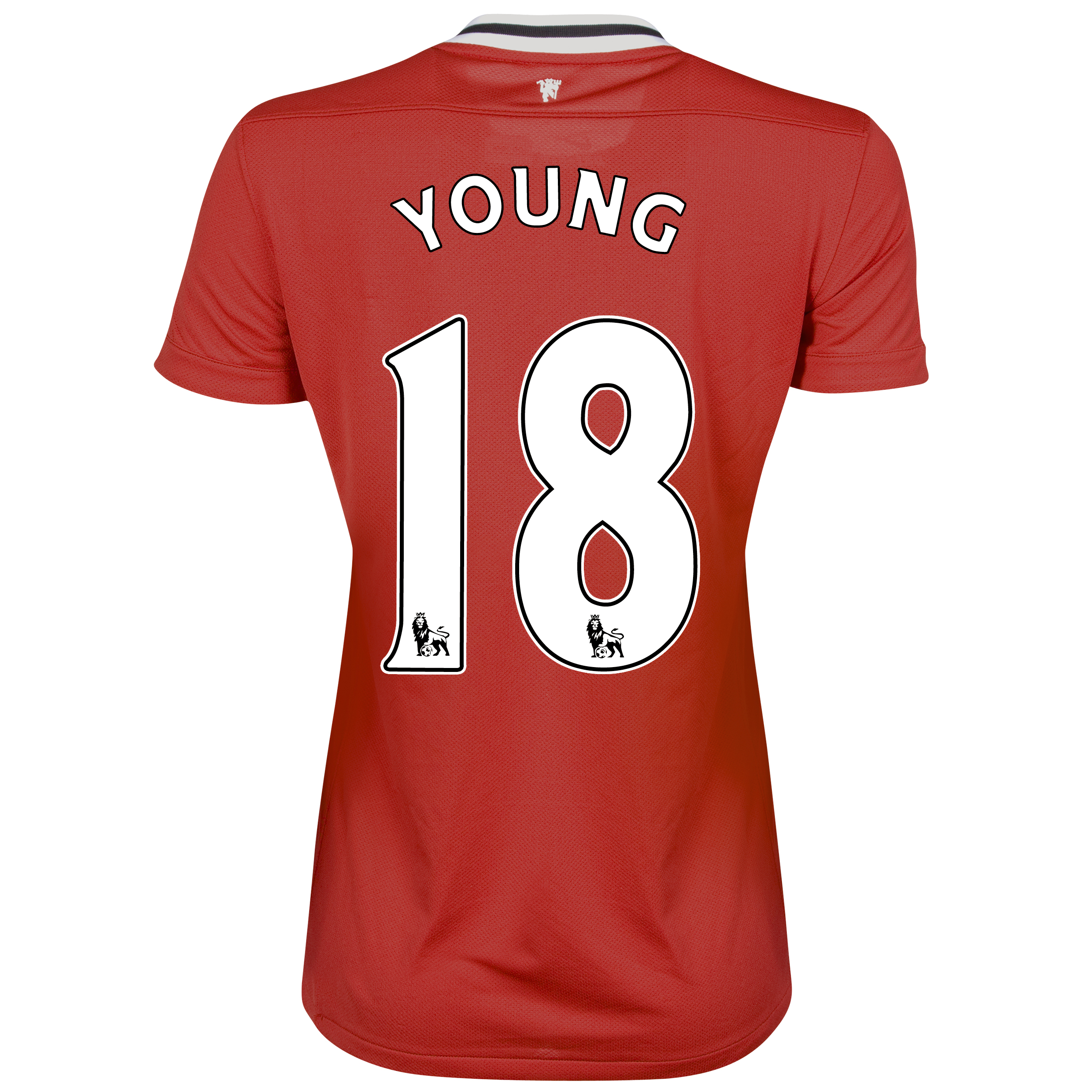 Manchester United Home Shirt 2011-12 - Womens with Young 18 printing