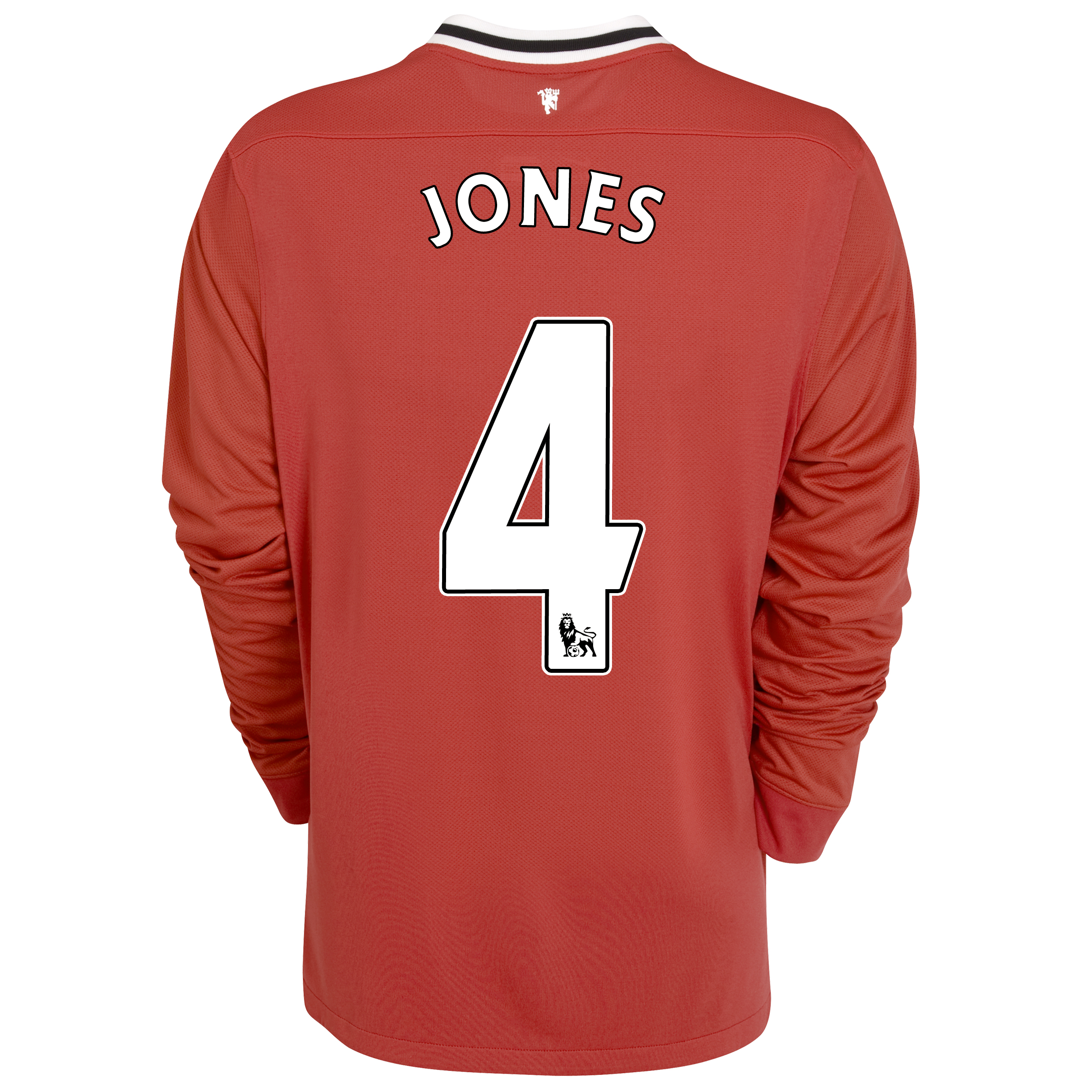 Manchester United Home Shirt 2011/12 - Long Sleeved - Kids with Jones 4 printing