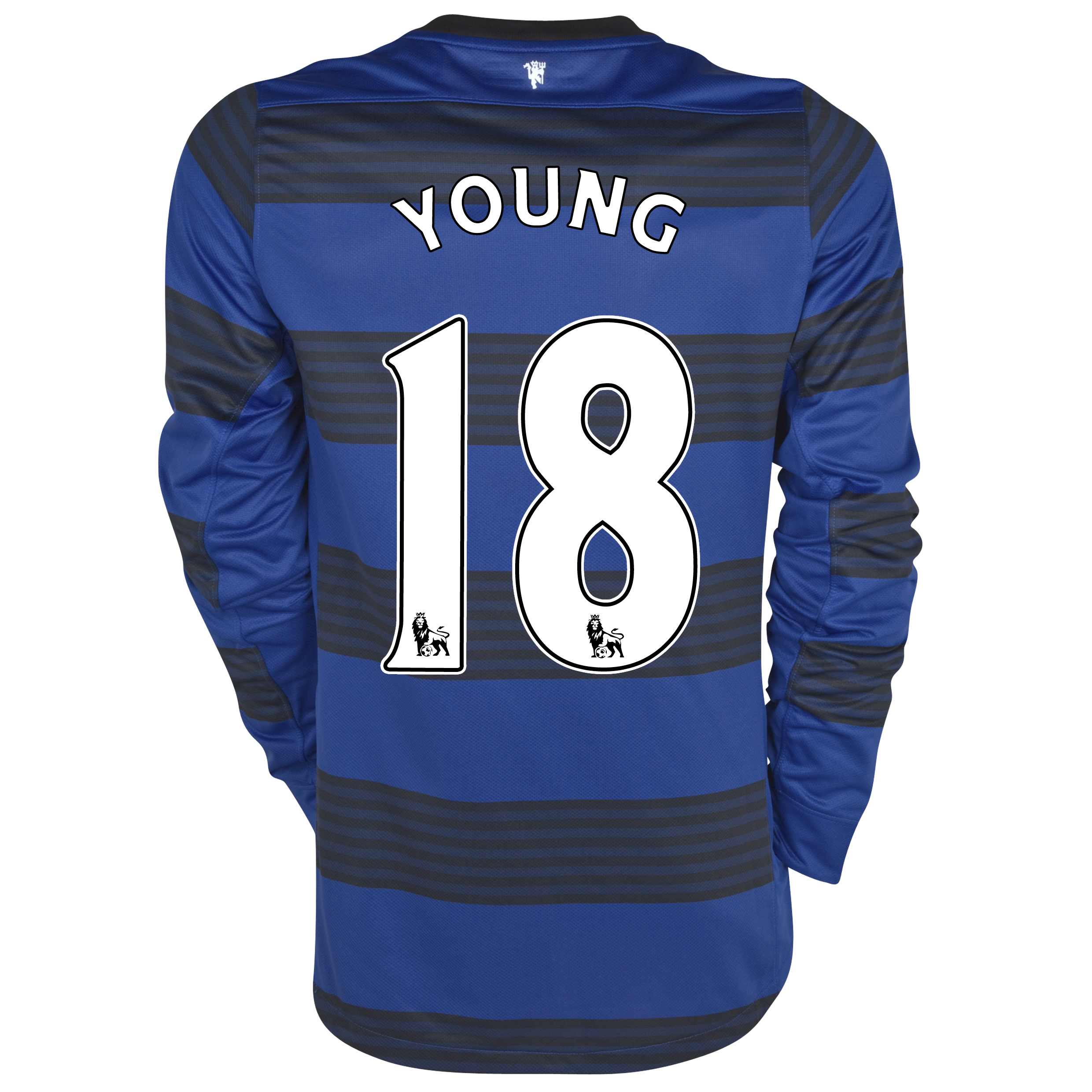 Manchester United Away Shirt 2011/12 - Long Sleeved with Young 18 printing.
