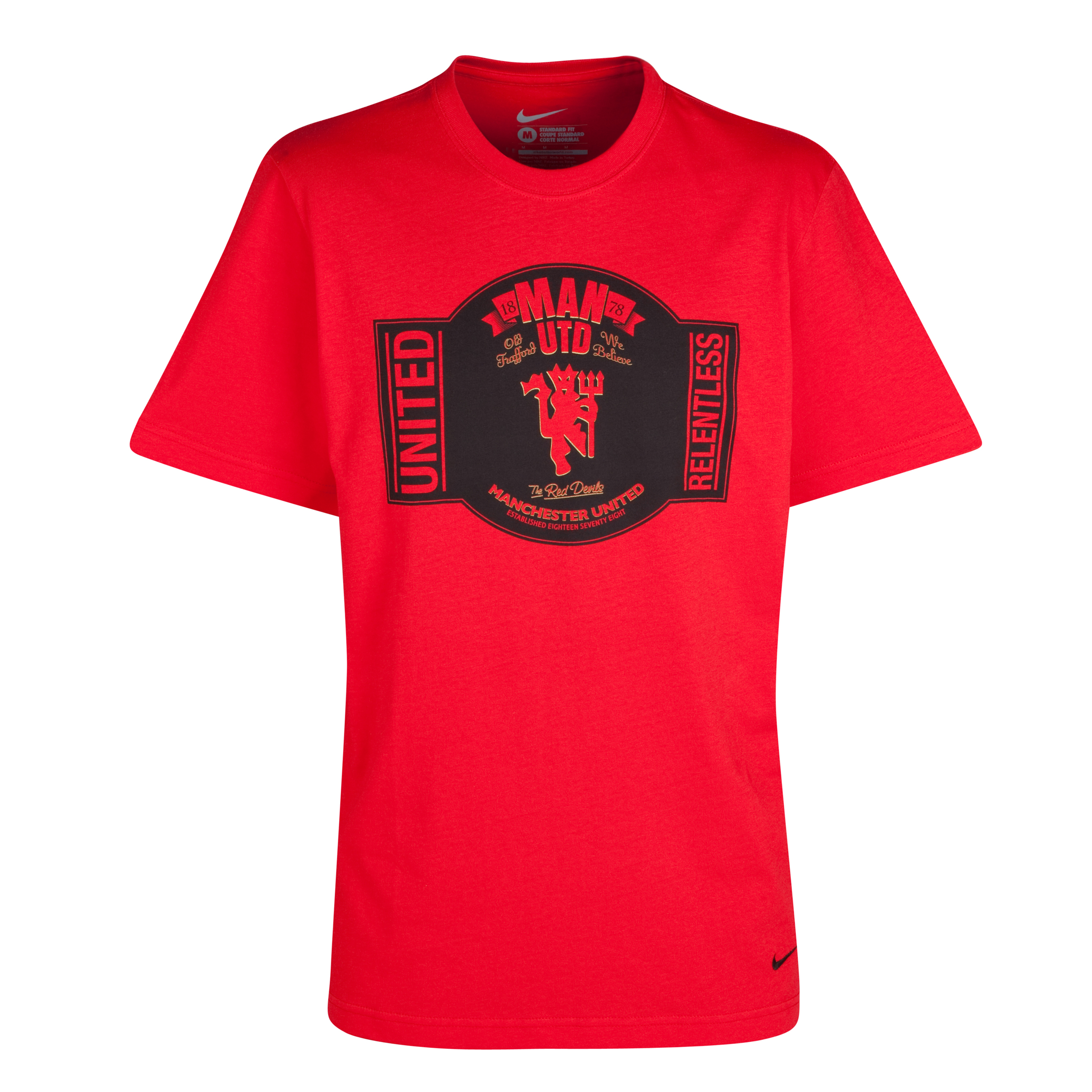Manchester United Core Tee - Diablo Red - Youths