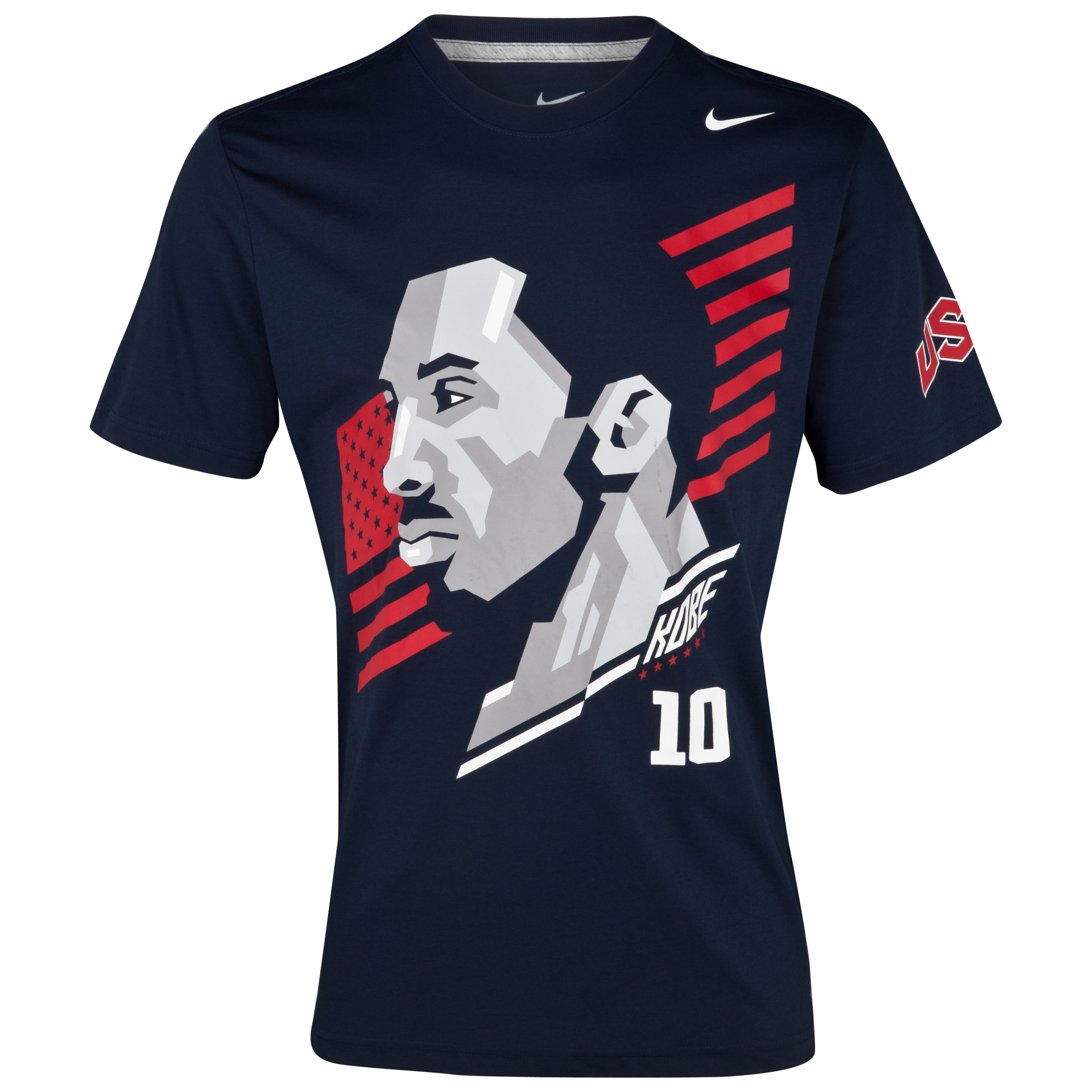 Nike USA Kobe Hero T-Shirt - Obsidian/ DK Grey Heather