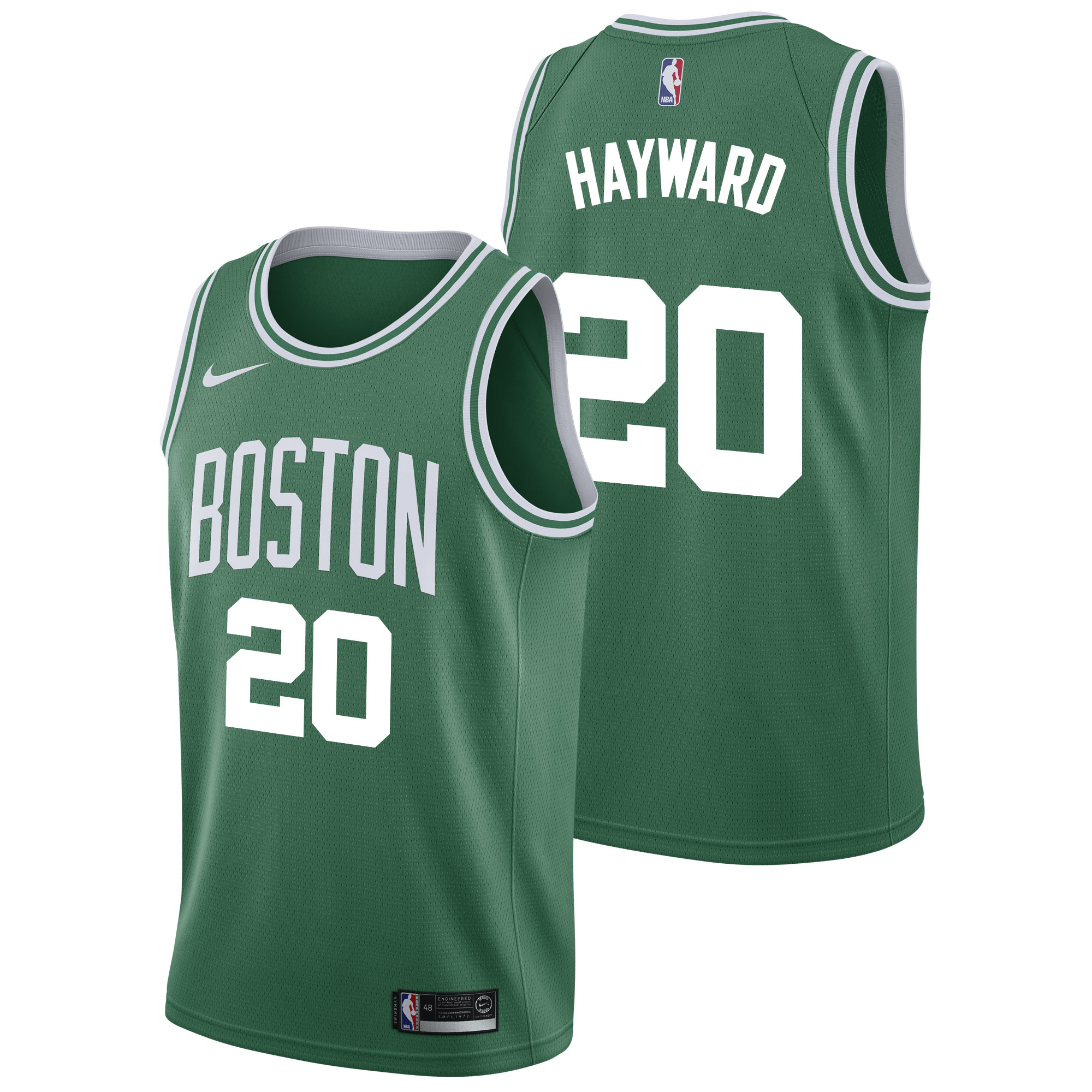 "Boston Celtics Nike Icon Swingman Jersey - Gordon Hayward - Mens"