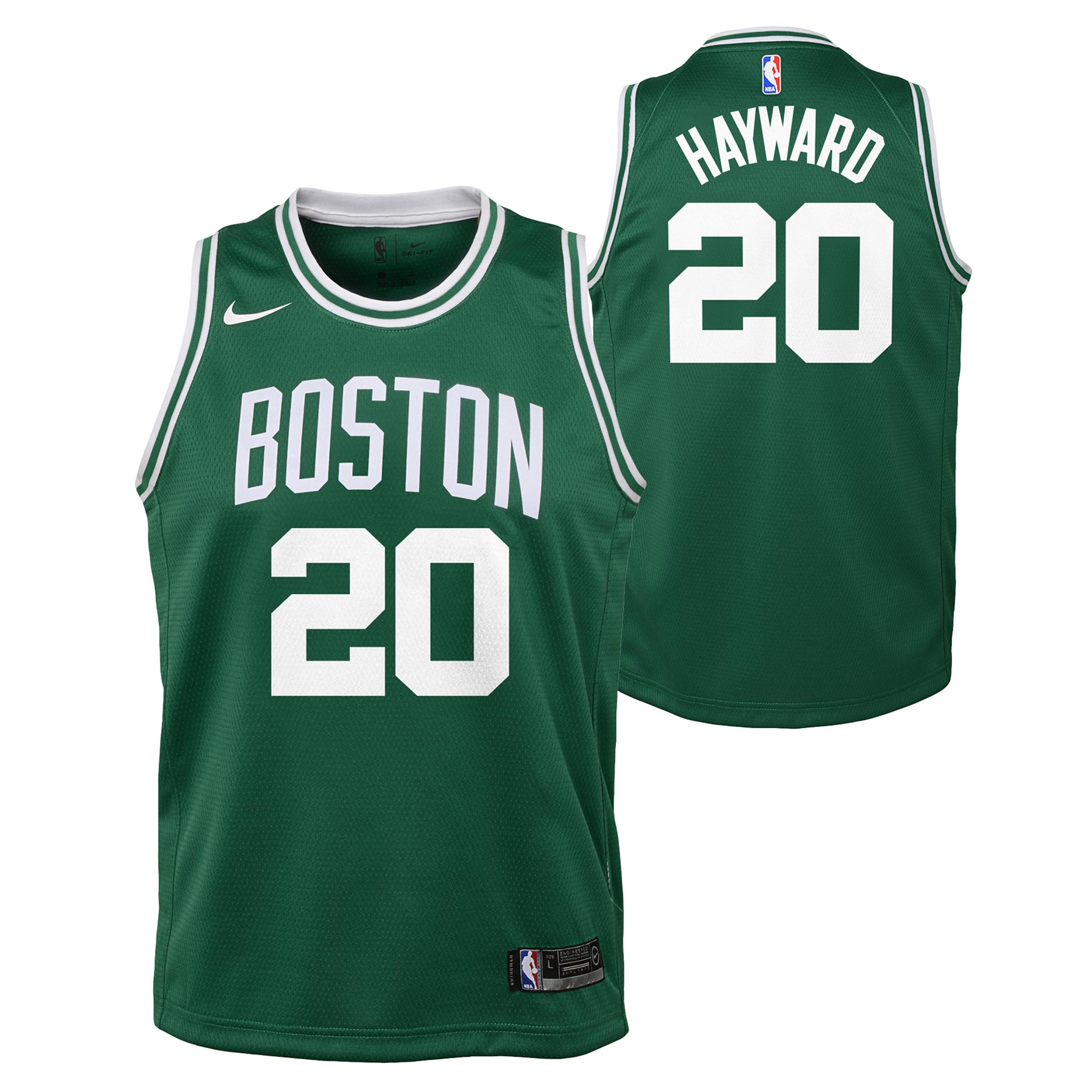 "Boston Celtics Nike Icon Swingman Jersey - Gordon Hayward - Youth"