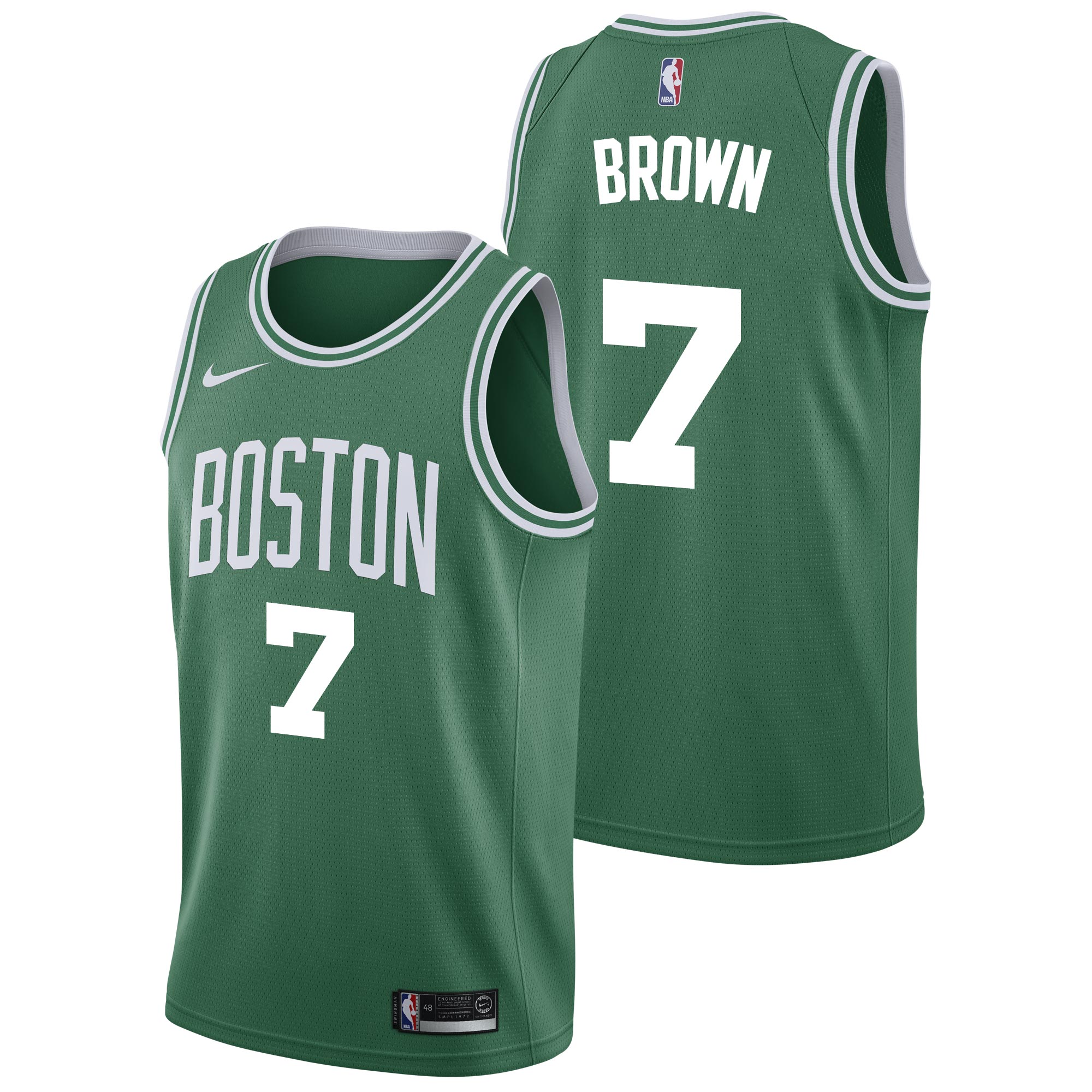 "Boston Celtics Nike Icon Swingman Jersey - Jaylen Brown - Mens"
