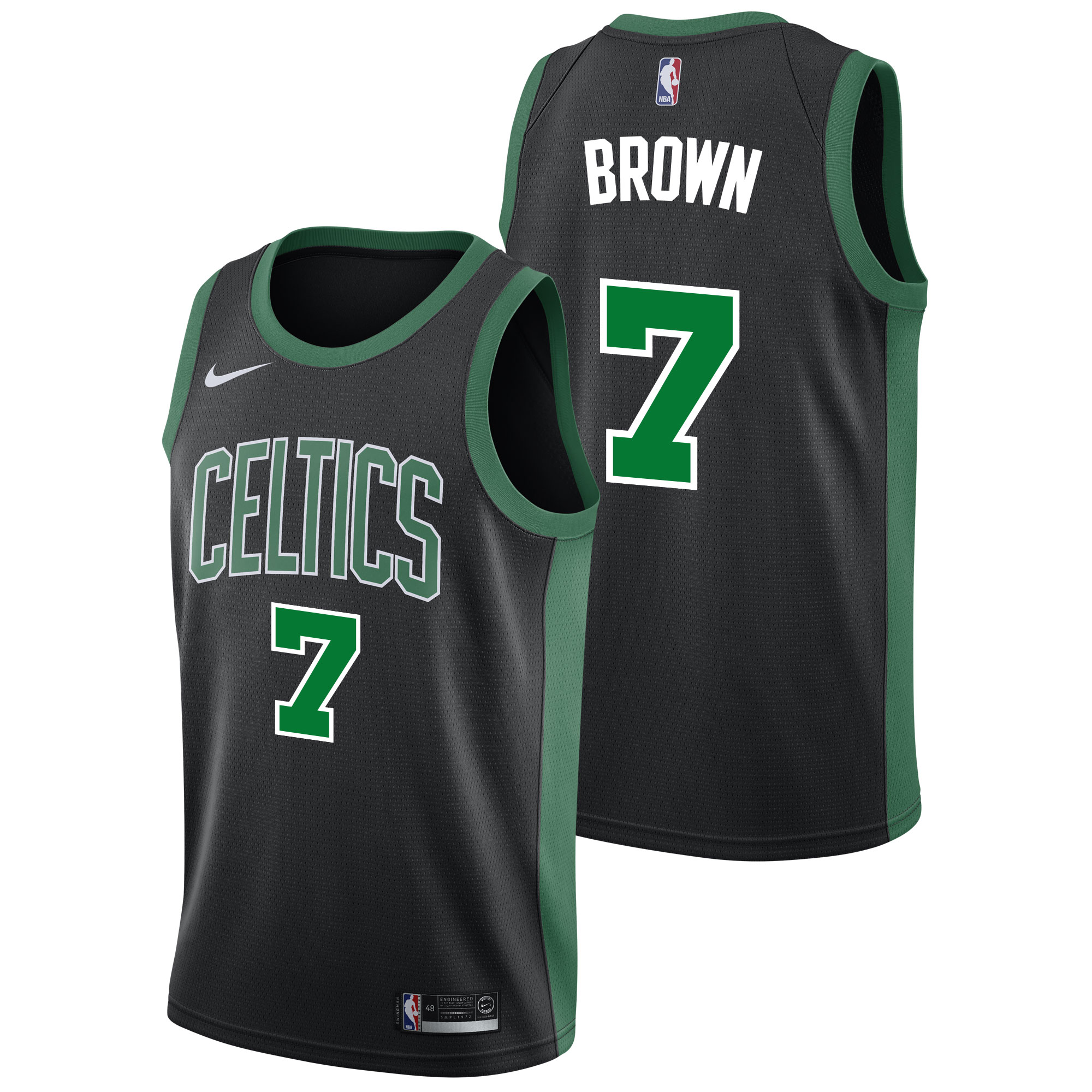 "Boston Celtics Nike Statement Swingman Jersey - Jaylen Brown - Mens"
