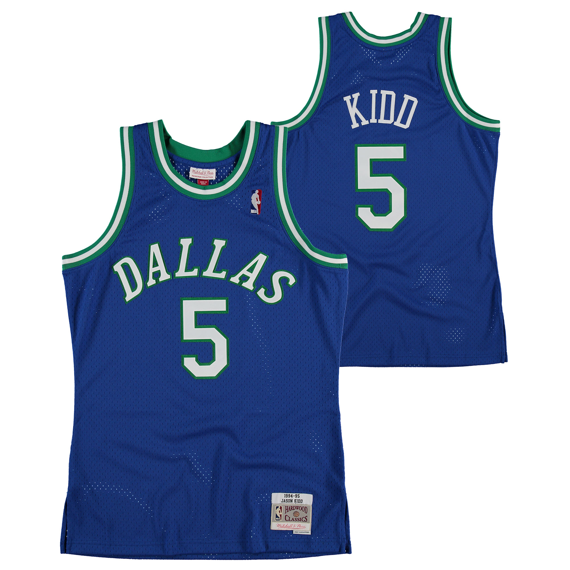 "Dallas Mavericks Jason Kidd Hardwood Classics Road Swingman Jersey - Mens"