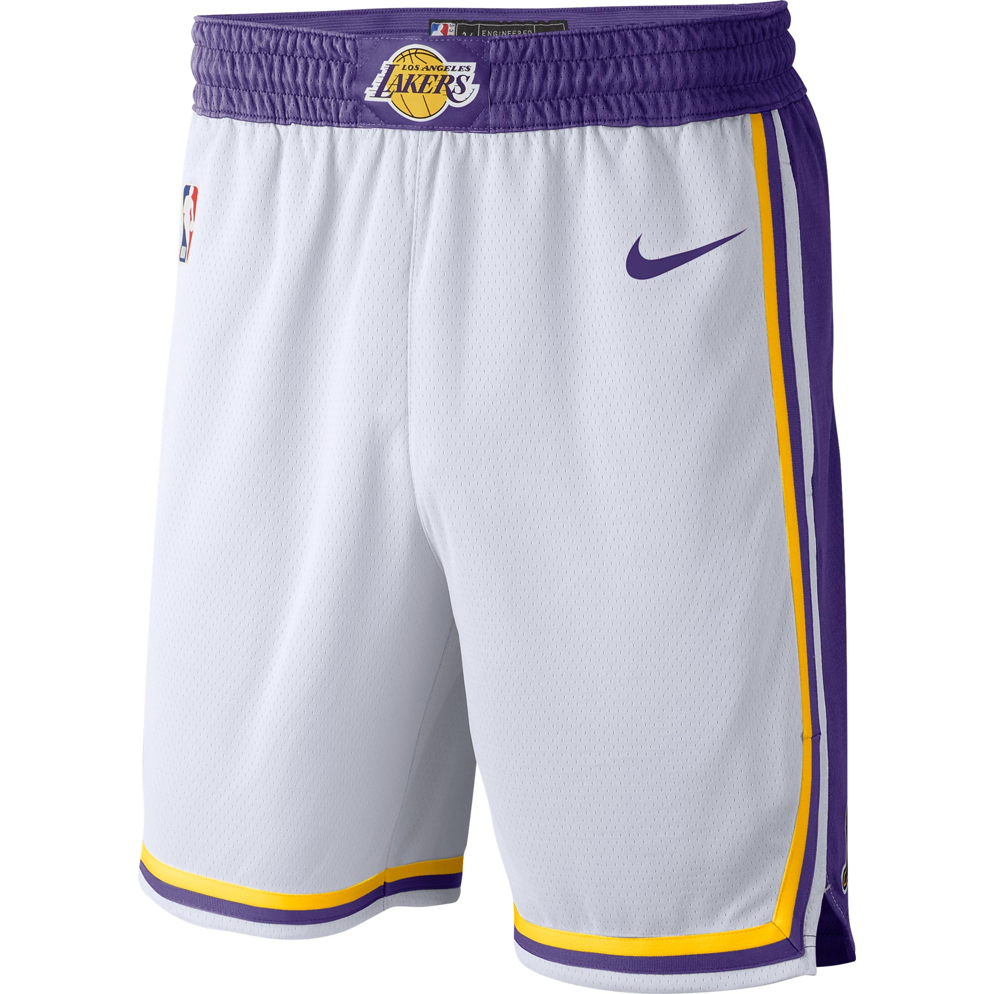 "Los Angeles Lakers Nike Association Swingman Shorts - Mens"