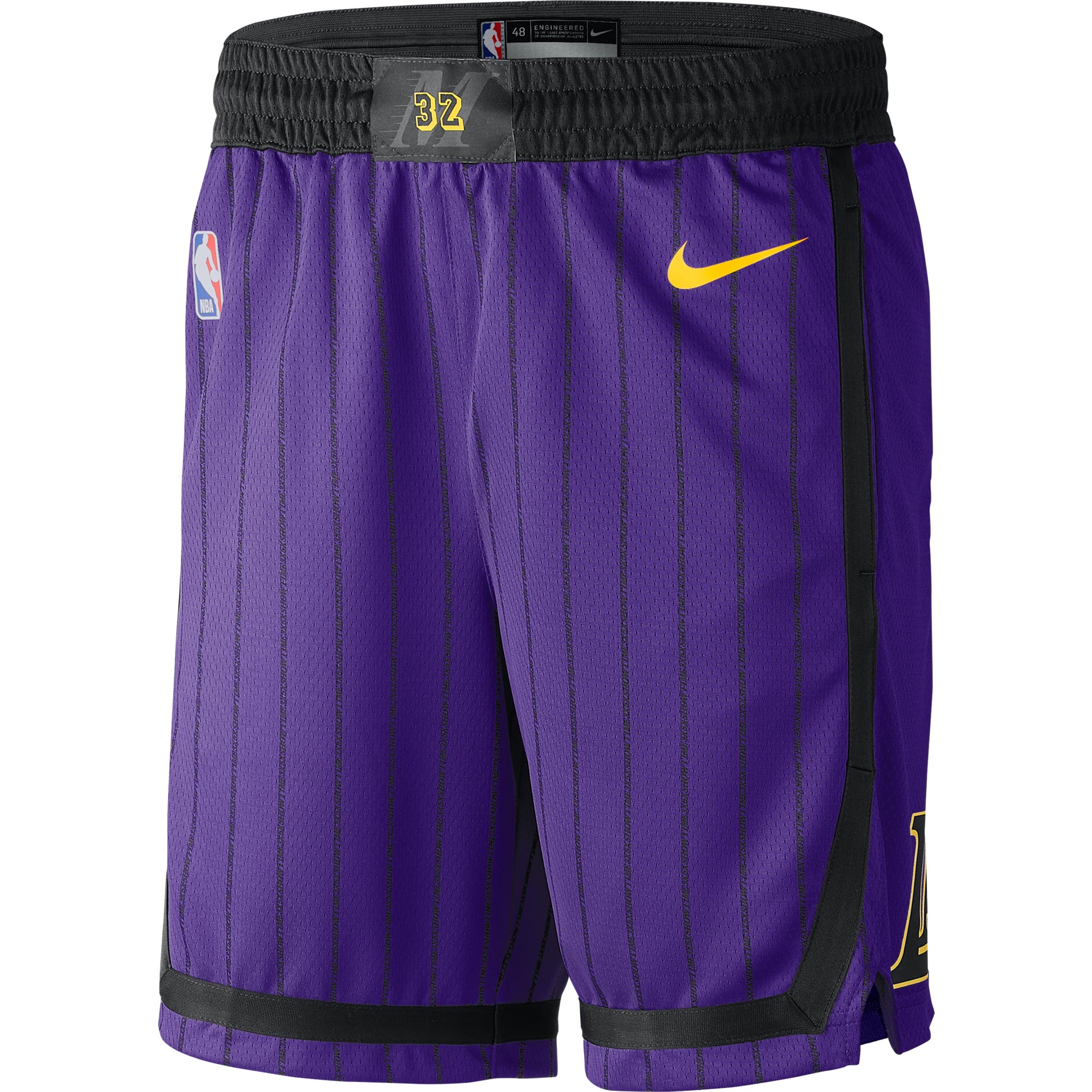 "Los Angeles Lakers Nike City Edition Swingman Short - Mens"