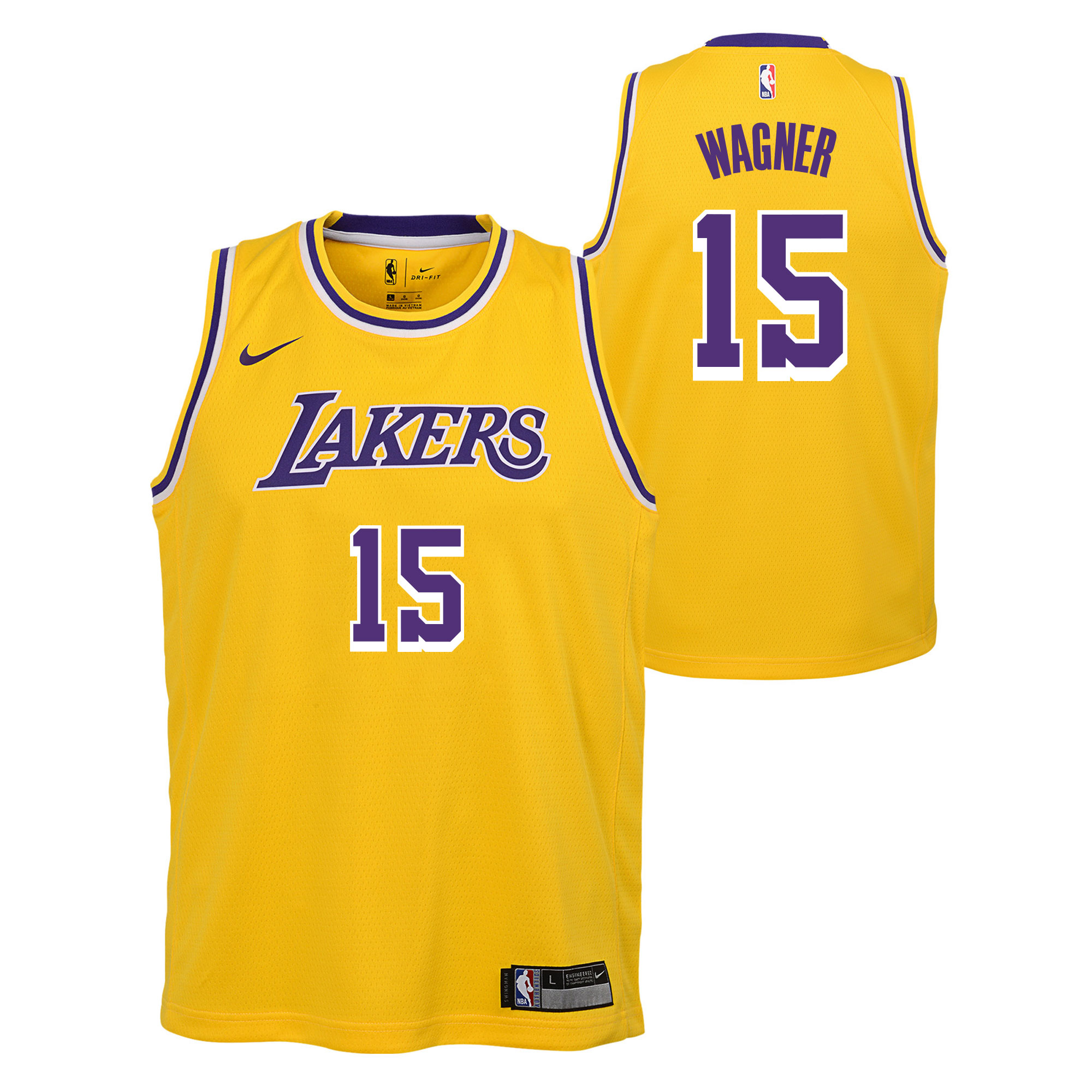 "Los Angeles Lakers Nike Icon Swingman Jersey - Moritz Wagner - Youth"