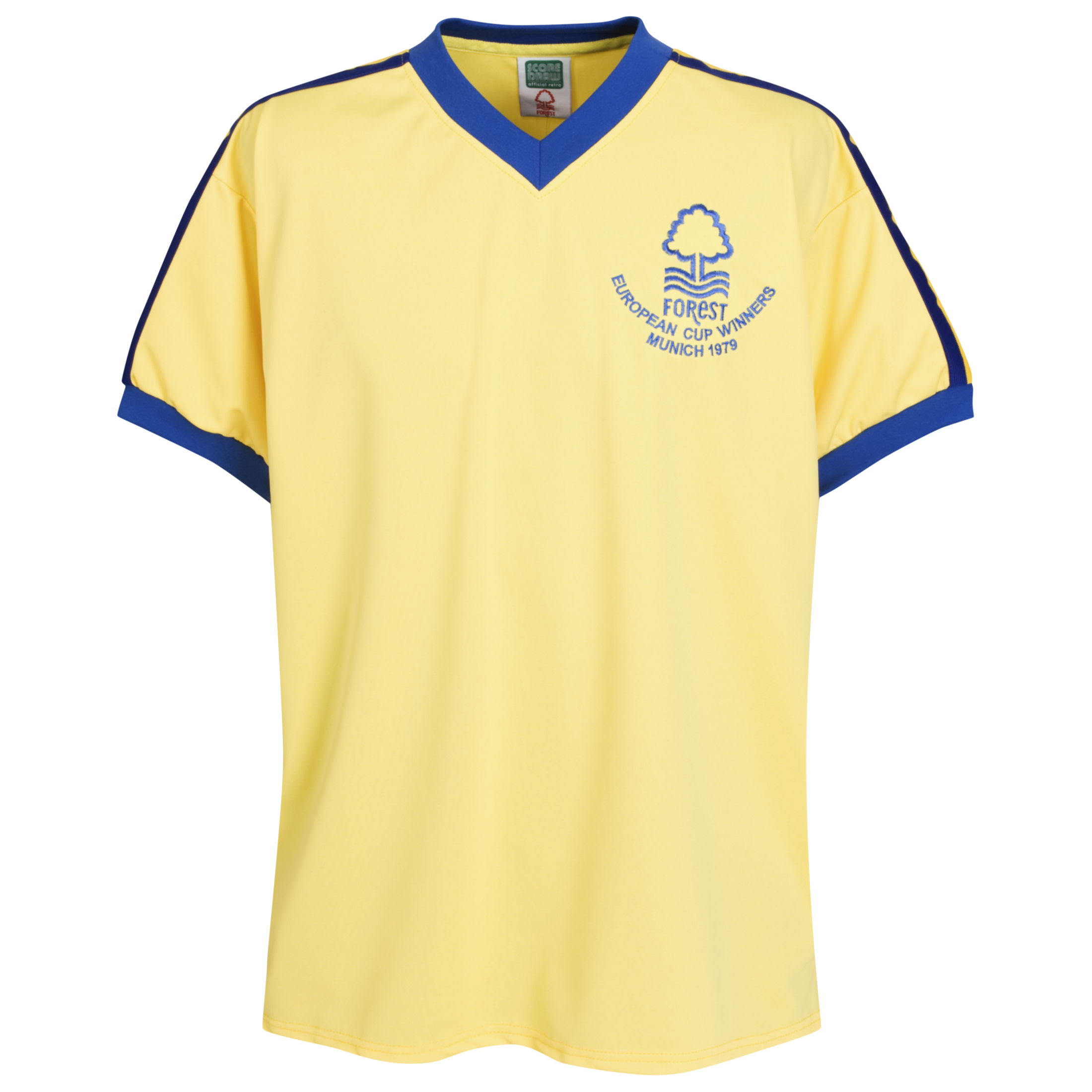 Nottingham Forest 1979 European Cup Winners Away Shirt - Yellow