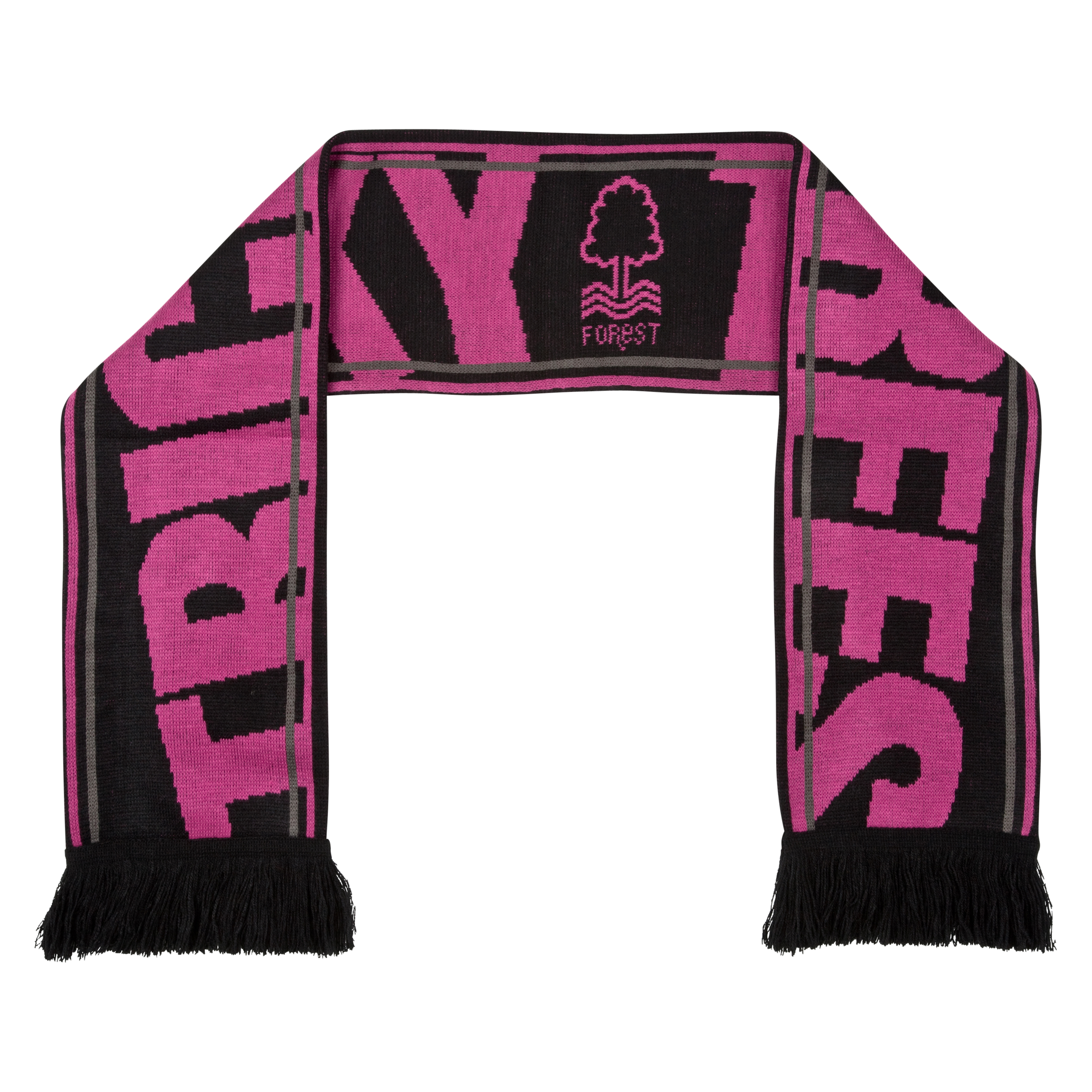 Nottingham Forest Essentials Ladies Bar Jacquard Scarf
