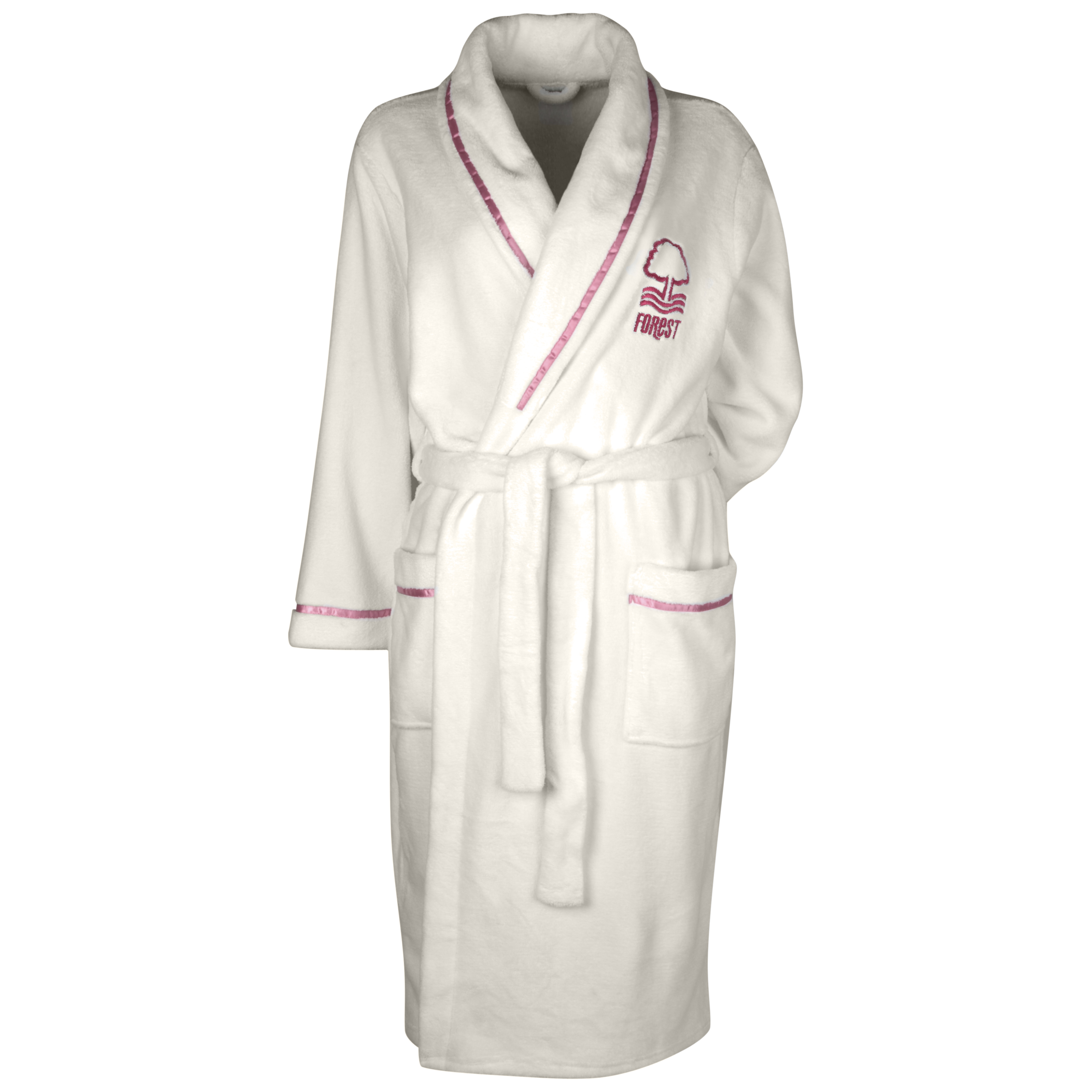 Nottingham Forest Supersoft Robe - Cream - Womens