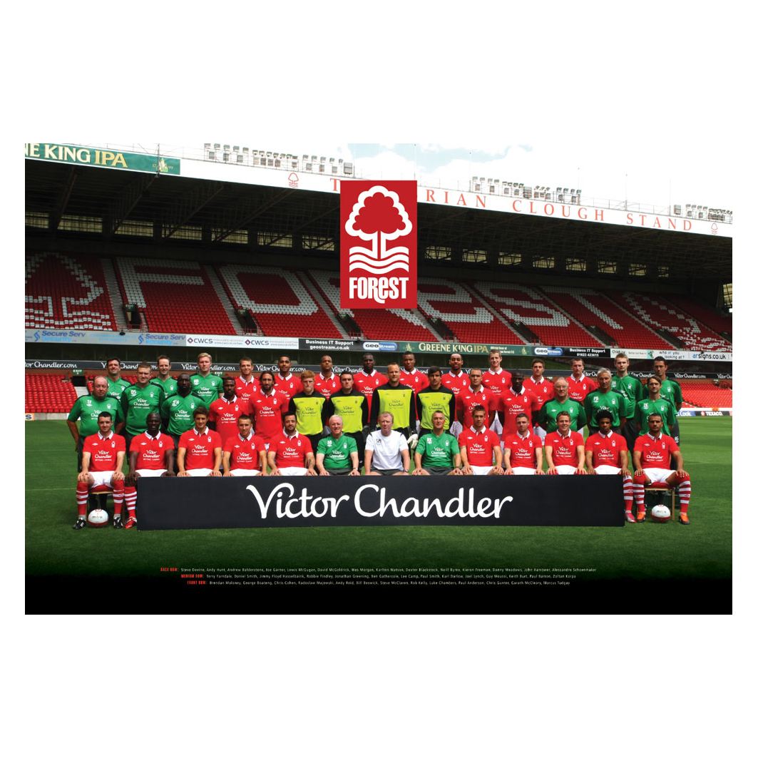Nottingham Forest Team Poster 2011