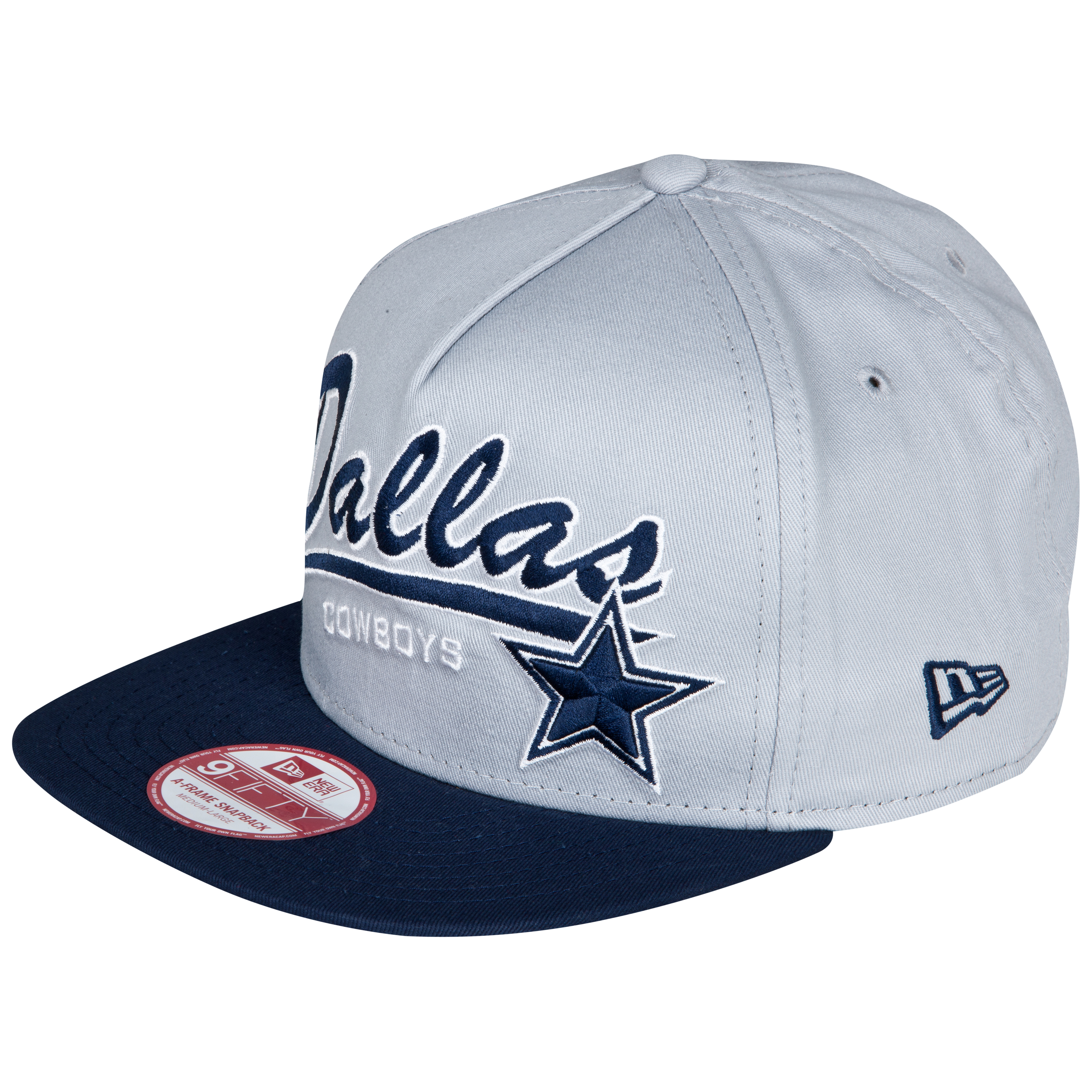 Dallas Cowboys 9Fifty Script Logo Snapback Cap