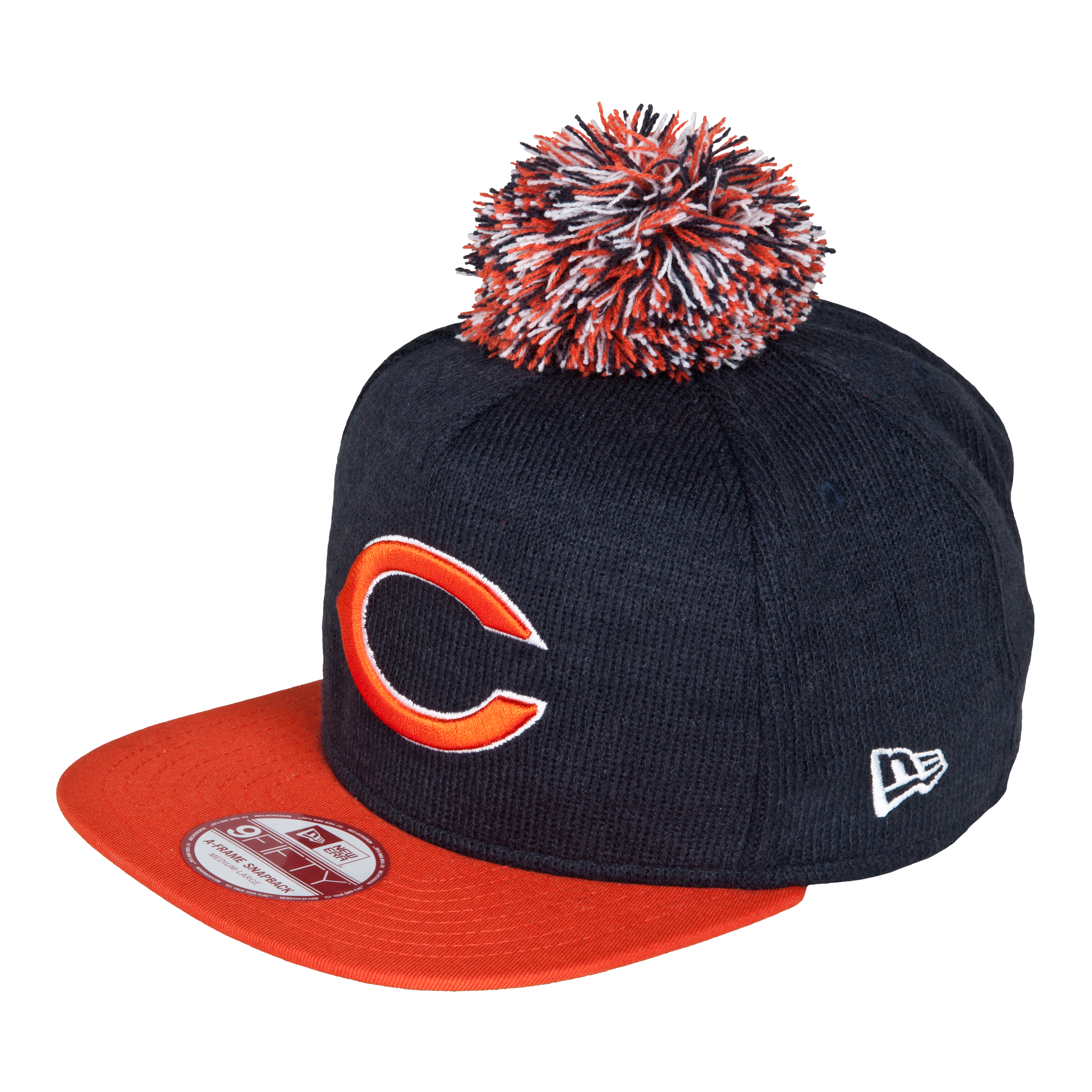 Chicago Bears 9Fifty Bobble Game Snapback Cap