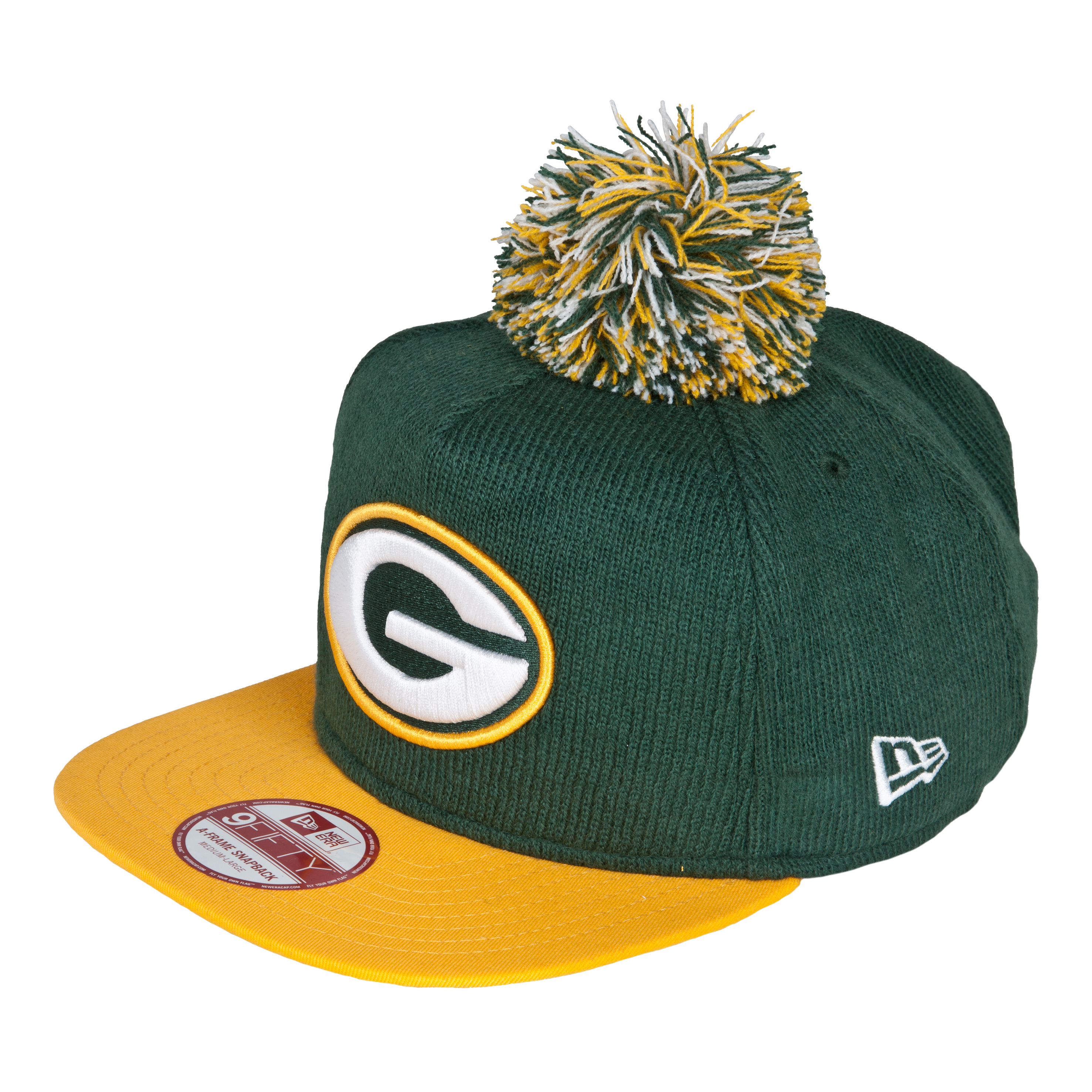 Green Bay Packers 9Fifty Bobble Game Snapback Cap